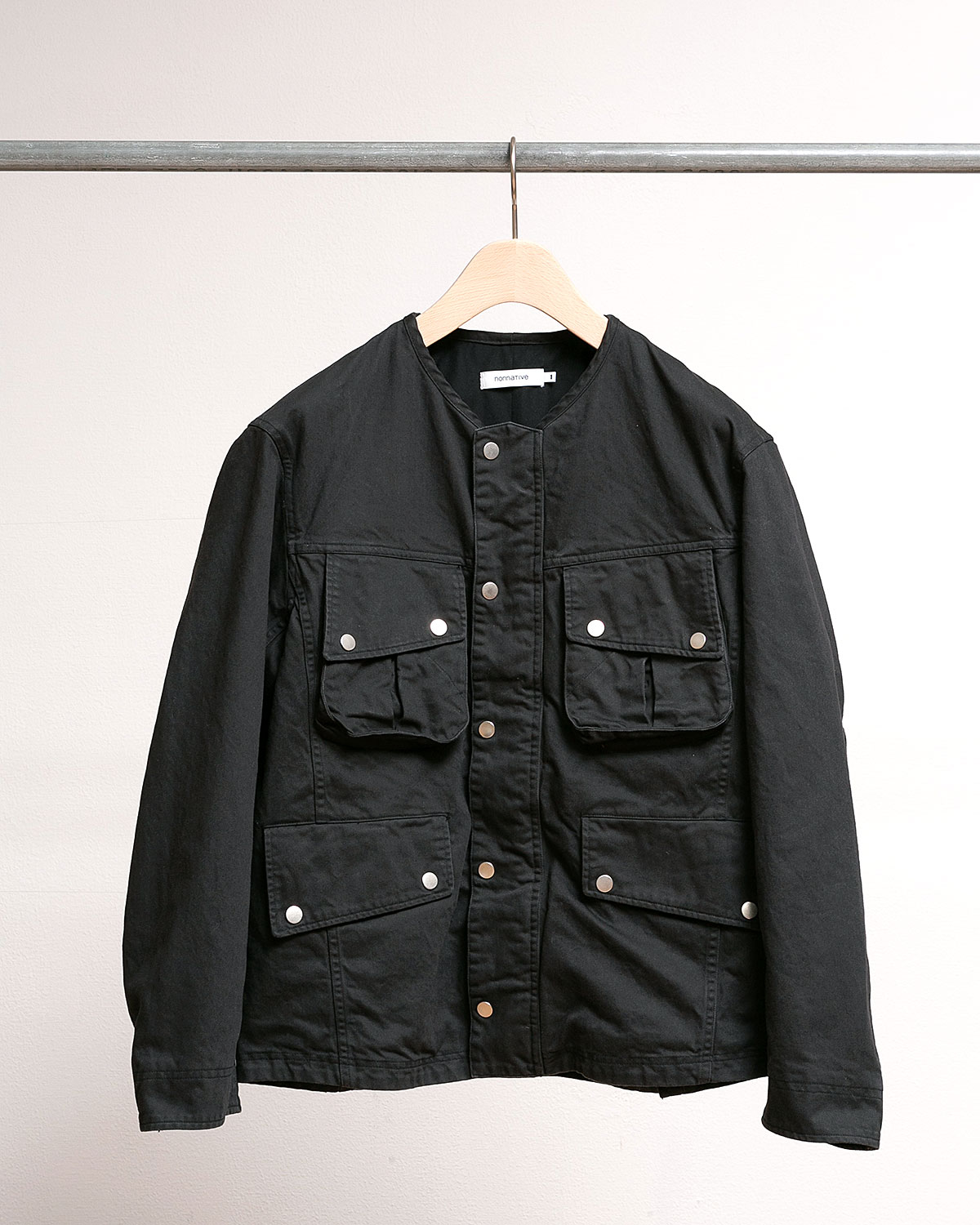 RIDER JACKET COTTON DRILL PIGMENT DYE WITH WINDSTOPPER | nonnative