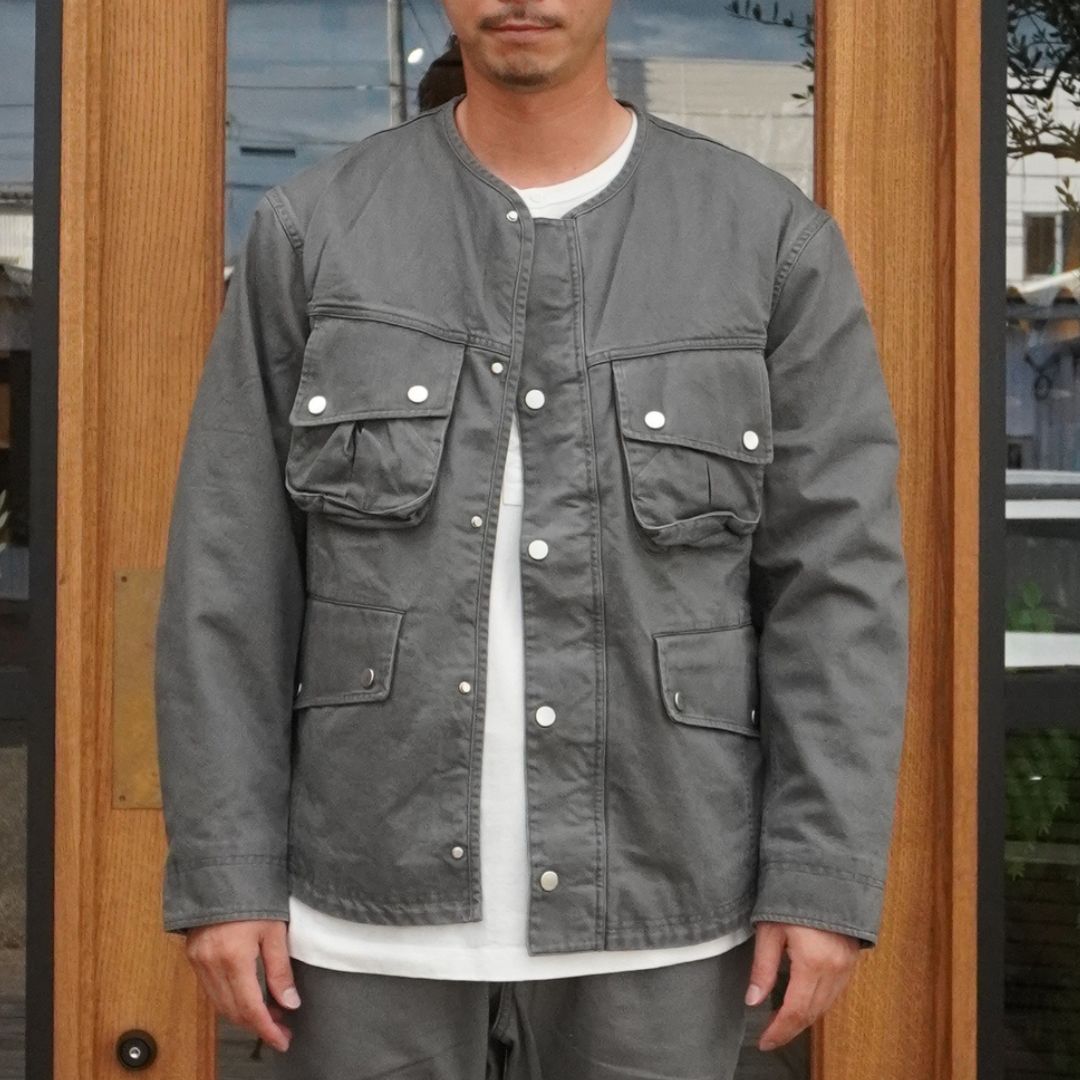 RIDER JACKET COTTON DRILL PIGMENT DYE WITH WINDSTOPPER | nonnative