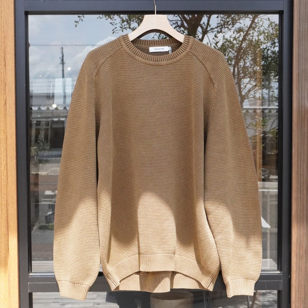 WORKER PULLOVER SWEATER COTTON YARN