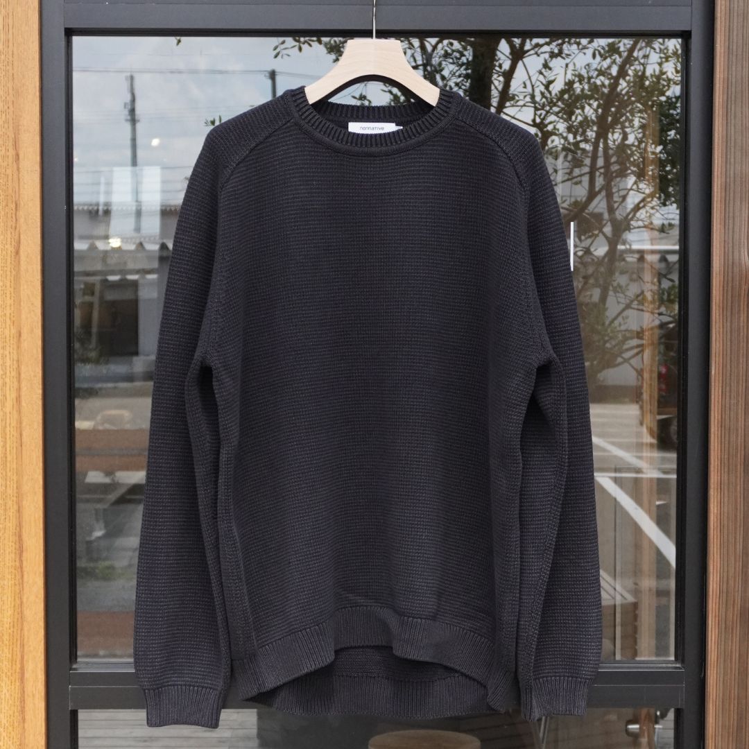 WORKER PULLOVER SWEATER COTTON YARN | nonnative | A(e)_STORE