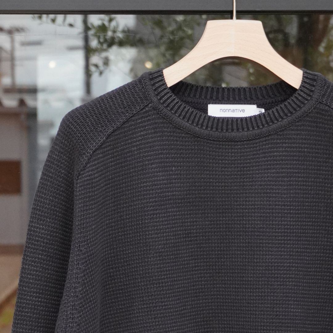 WORKER PULLOVER SWEATER COTTON YARN | nonnative | A(e)_STORE