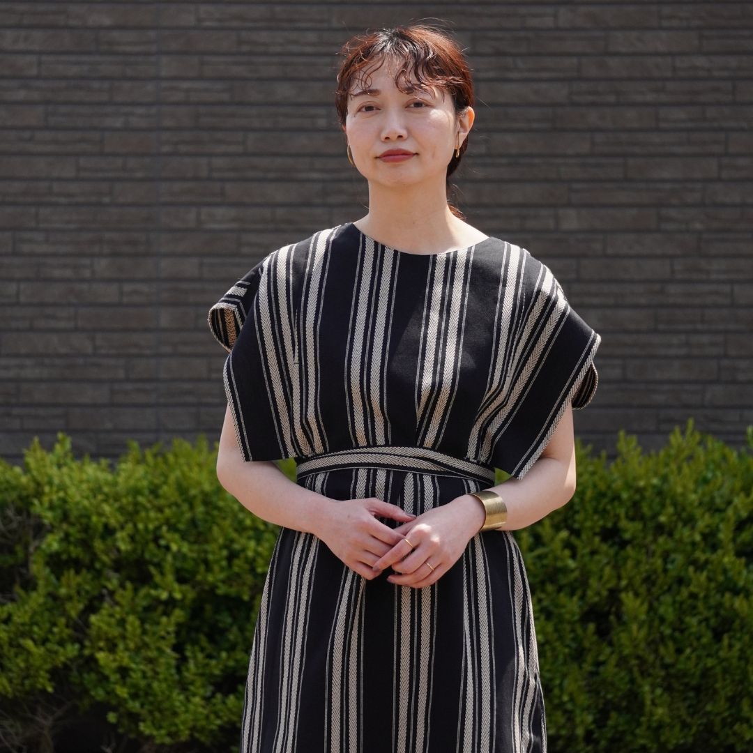 STANDARD / native stripe | APRON DRESS