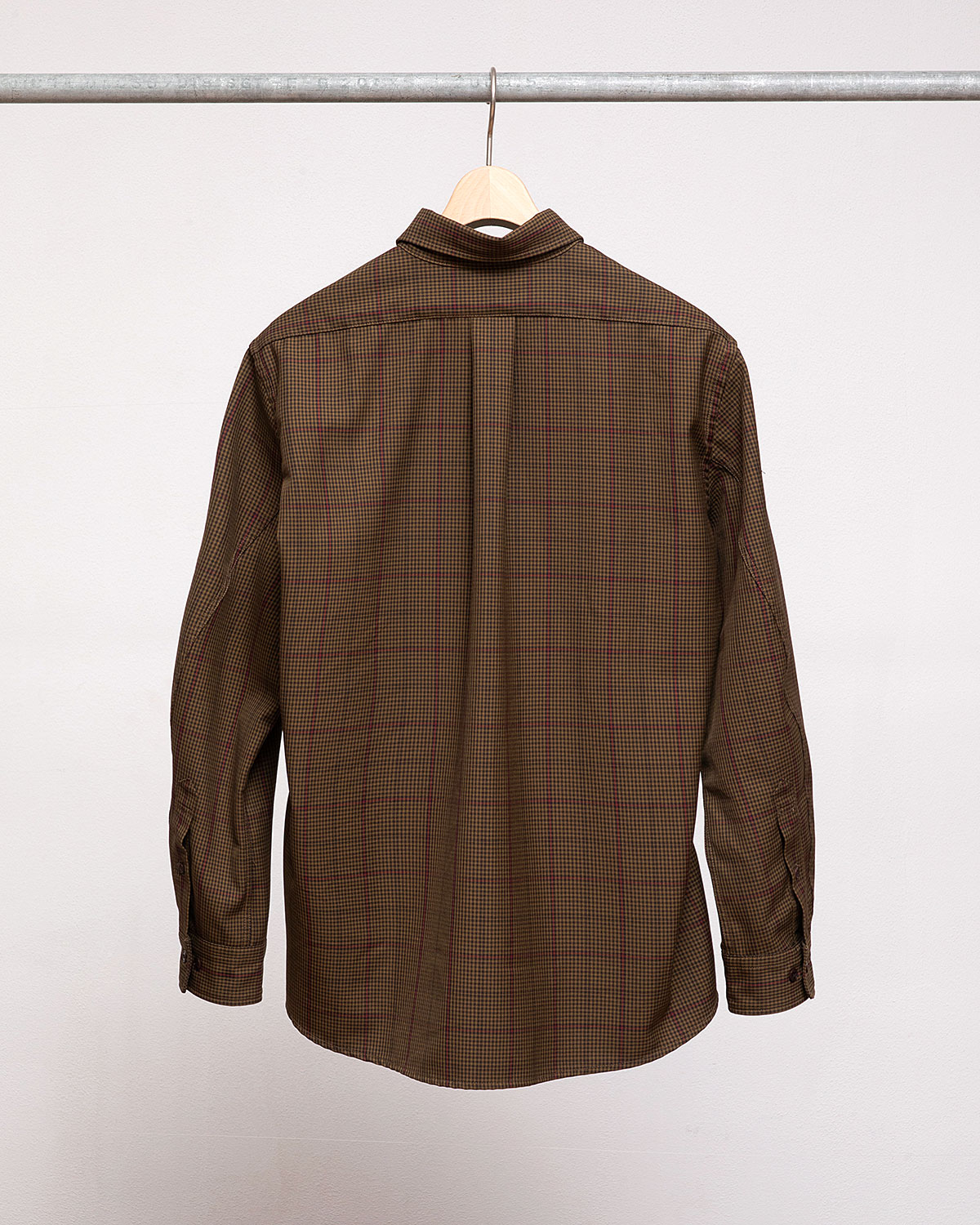 DWELLER B.D. SHIRT P/W GABARDINE TARTAN CHECK | nonnative | A(e)_STORE