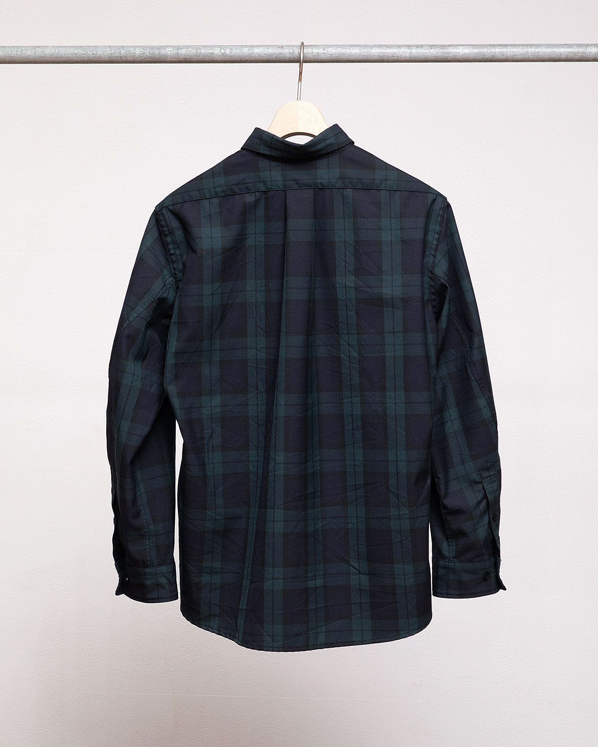 DWELLER B.D. SHIRT P/W GABARDINE TARTAN CHECK | nonnative | A(e)_STORE