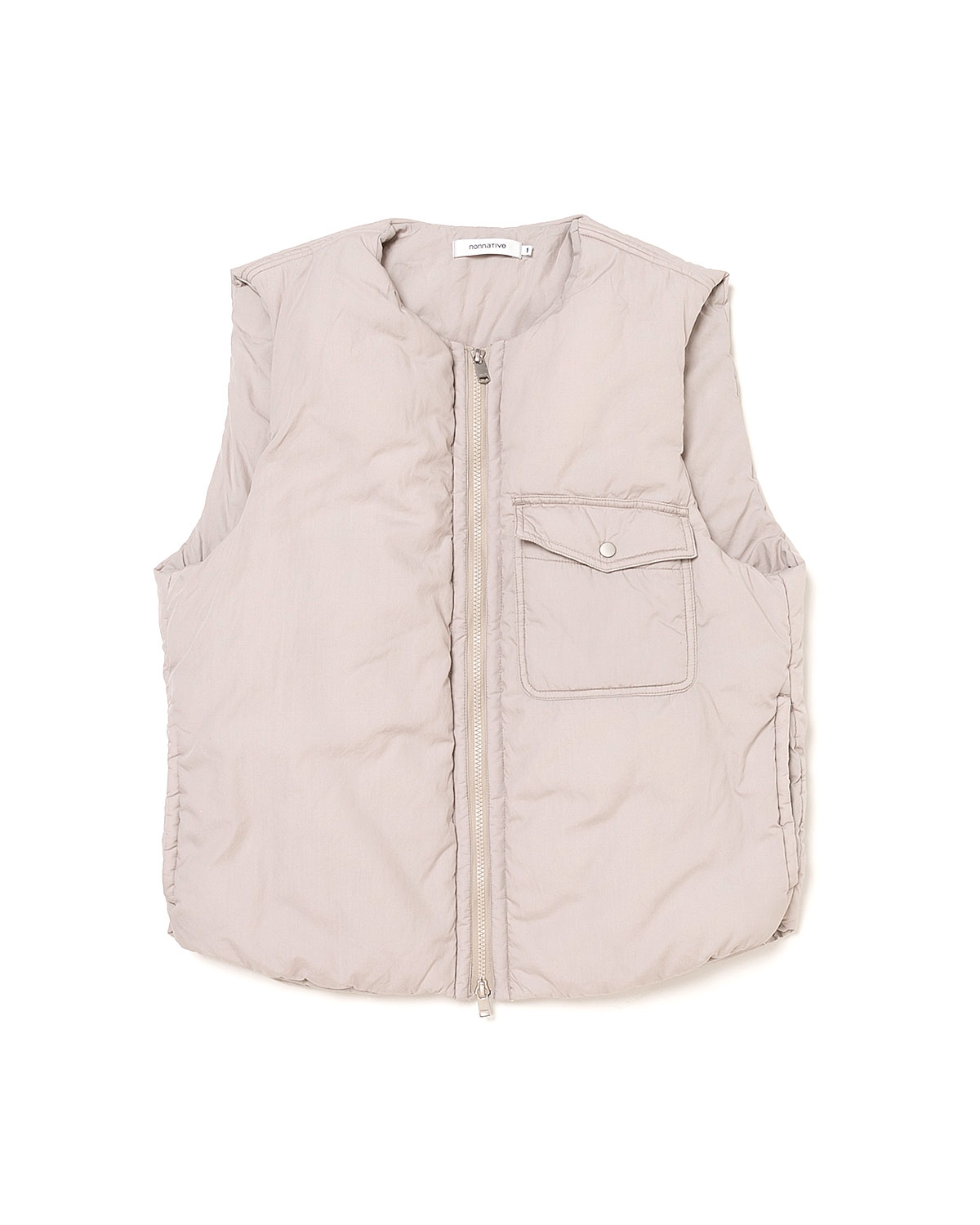 HIKER PUFF VEST COTTON TYPEWRITER | nonnative | A(e)_STORE