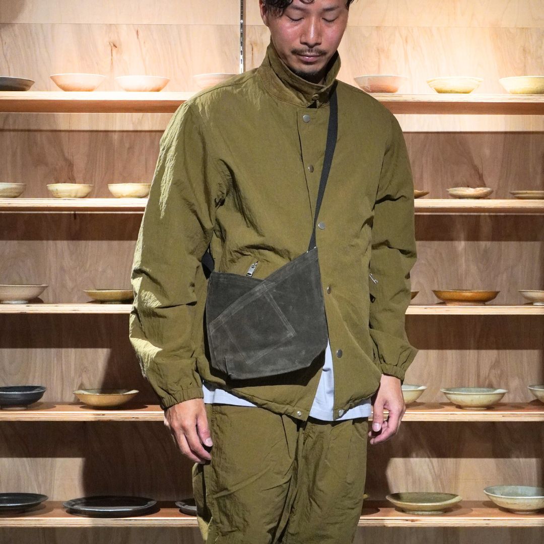 AZUMA SHOULDER BAG S PIG SUEDE