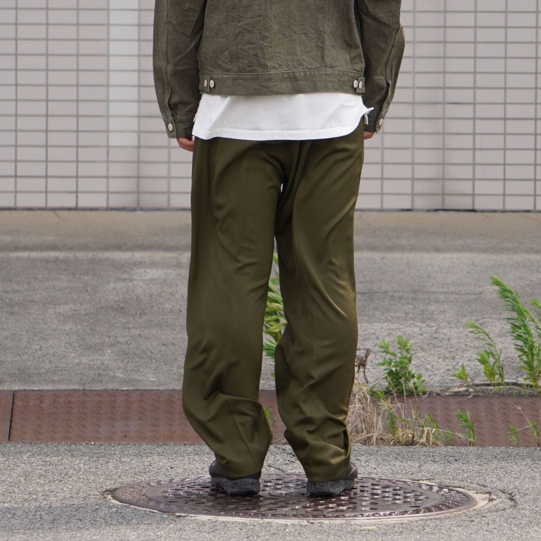 OFFICER EASY TROUSERS WOOL TWILL