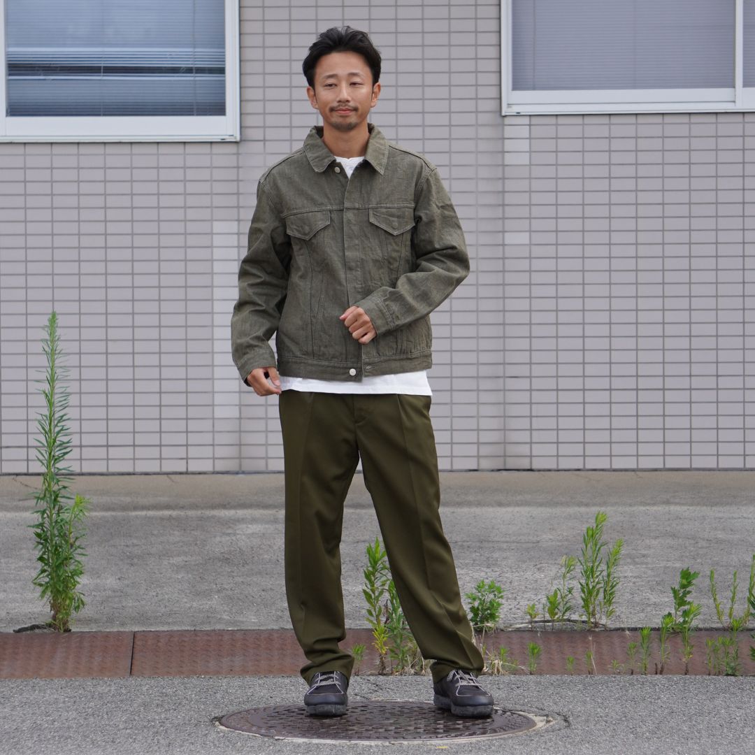 OFFICER EASY TROUSERS WOOL TWILL