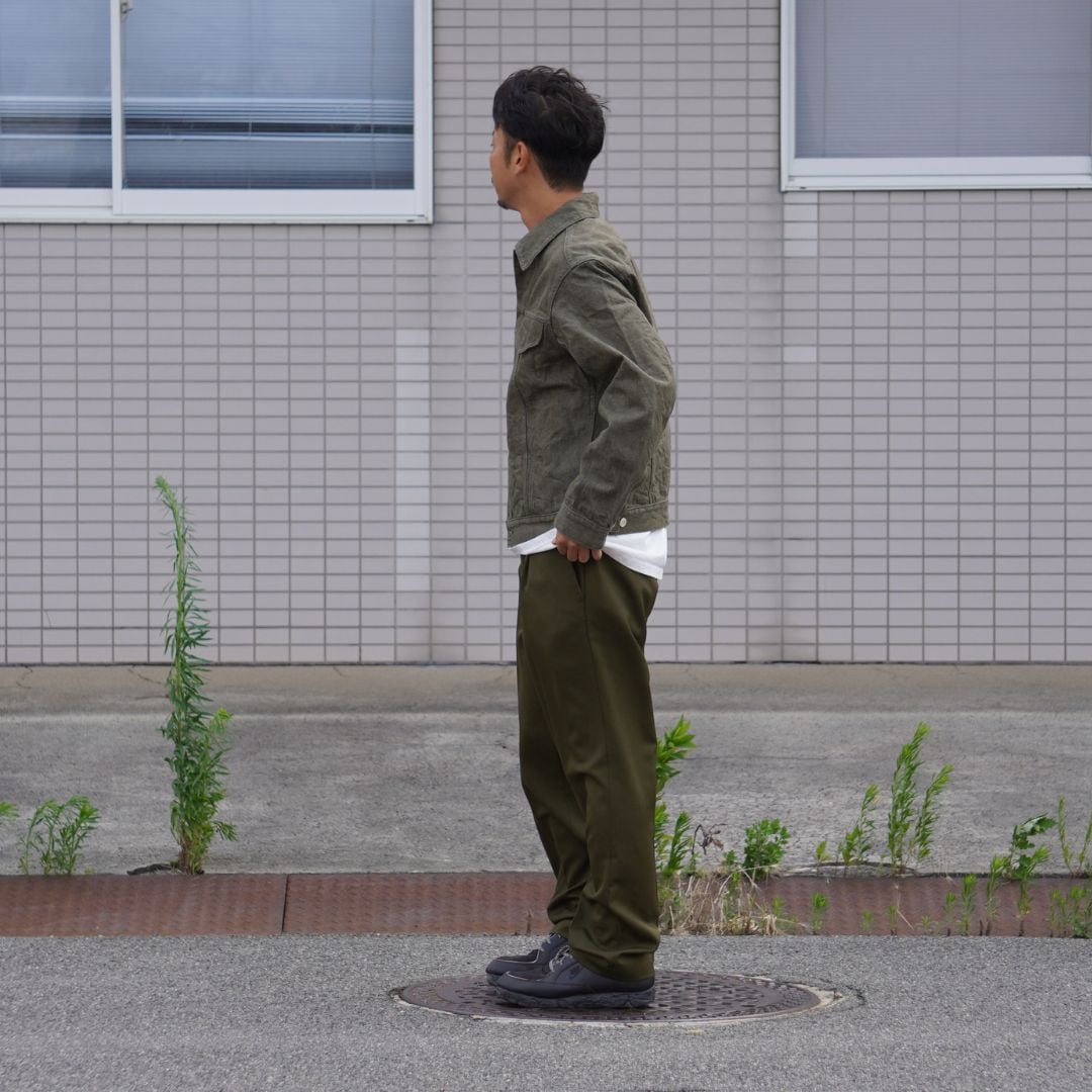 OFFICER EASY TROUSERS WOOL TWILL