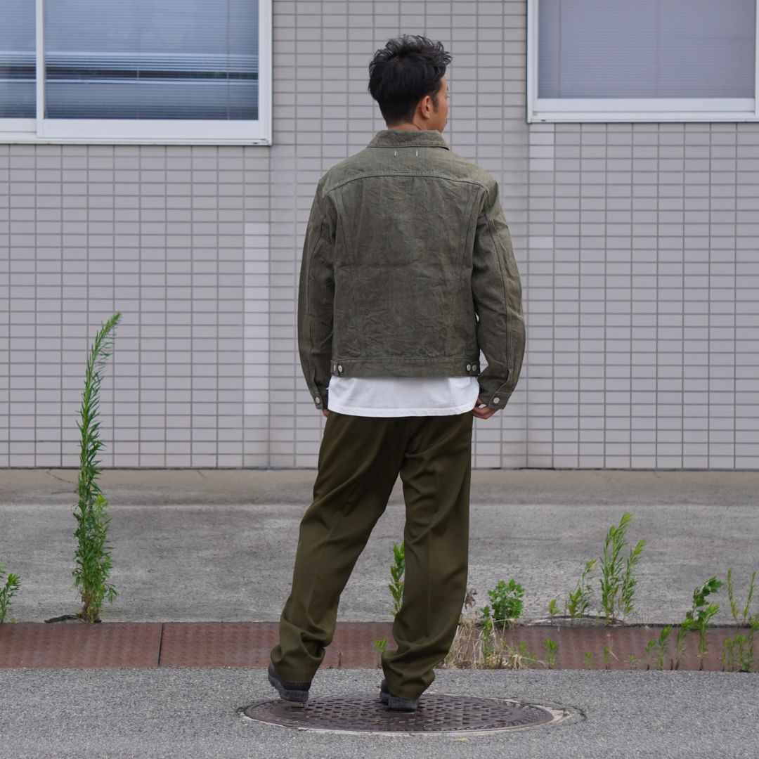 OFFICER EASY TROUSERS WOOL TWILL
