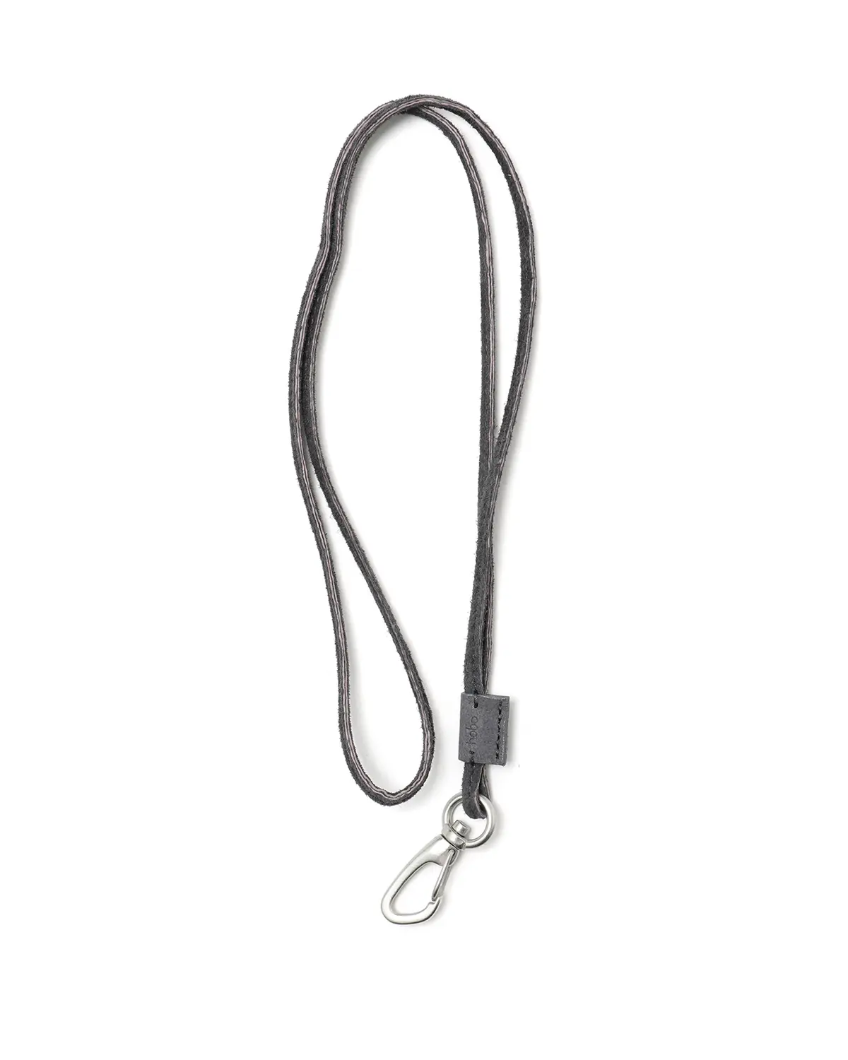 STRAP KEY RING SHORT with PIG SUEDE