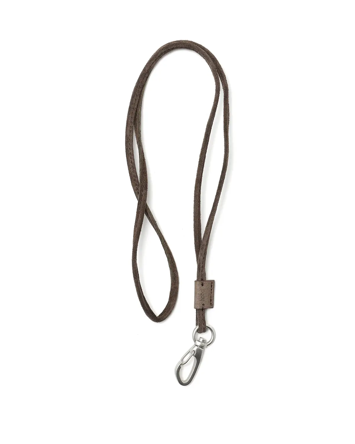 STRAP KEY RING SHORT with PIG SUEDE