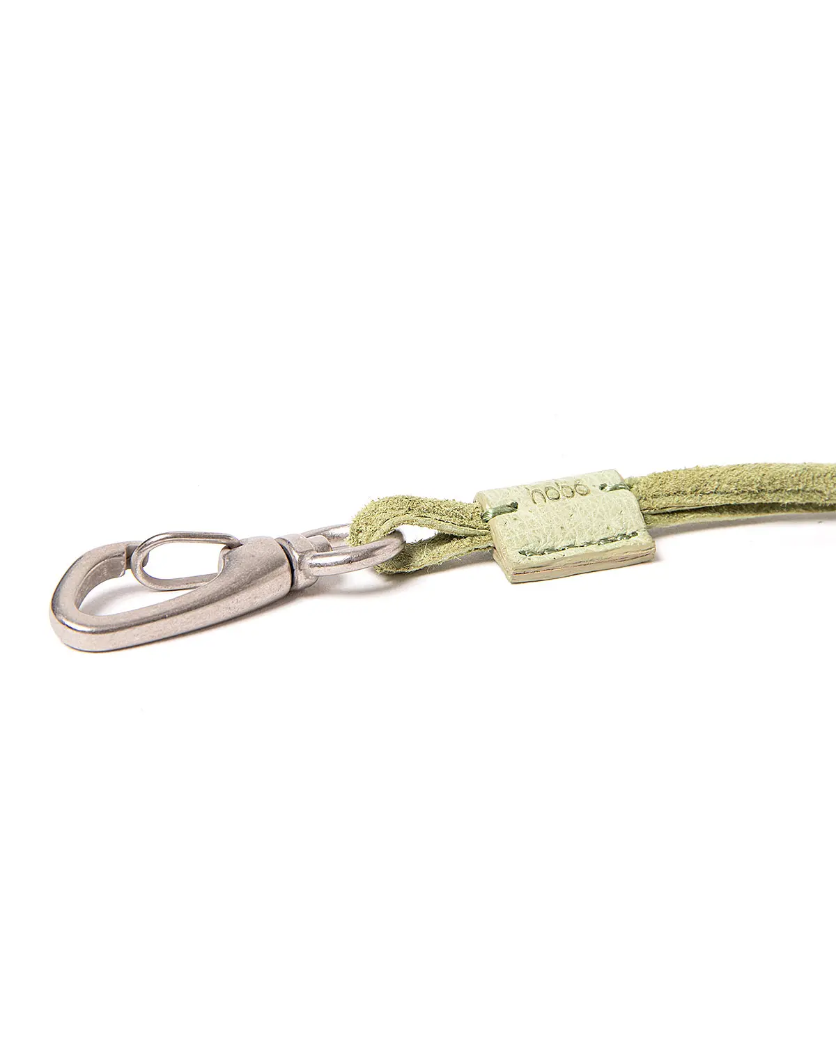 STRAP KEY RING SHORT with PIG SUEDE