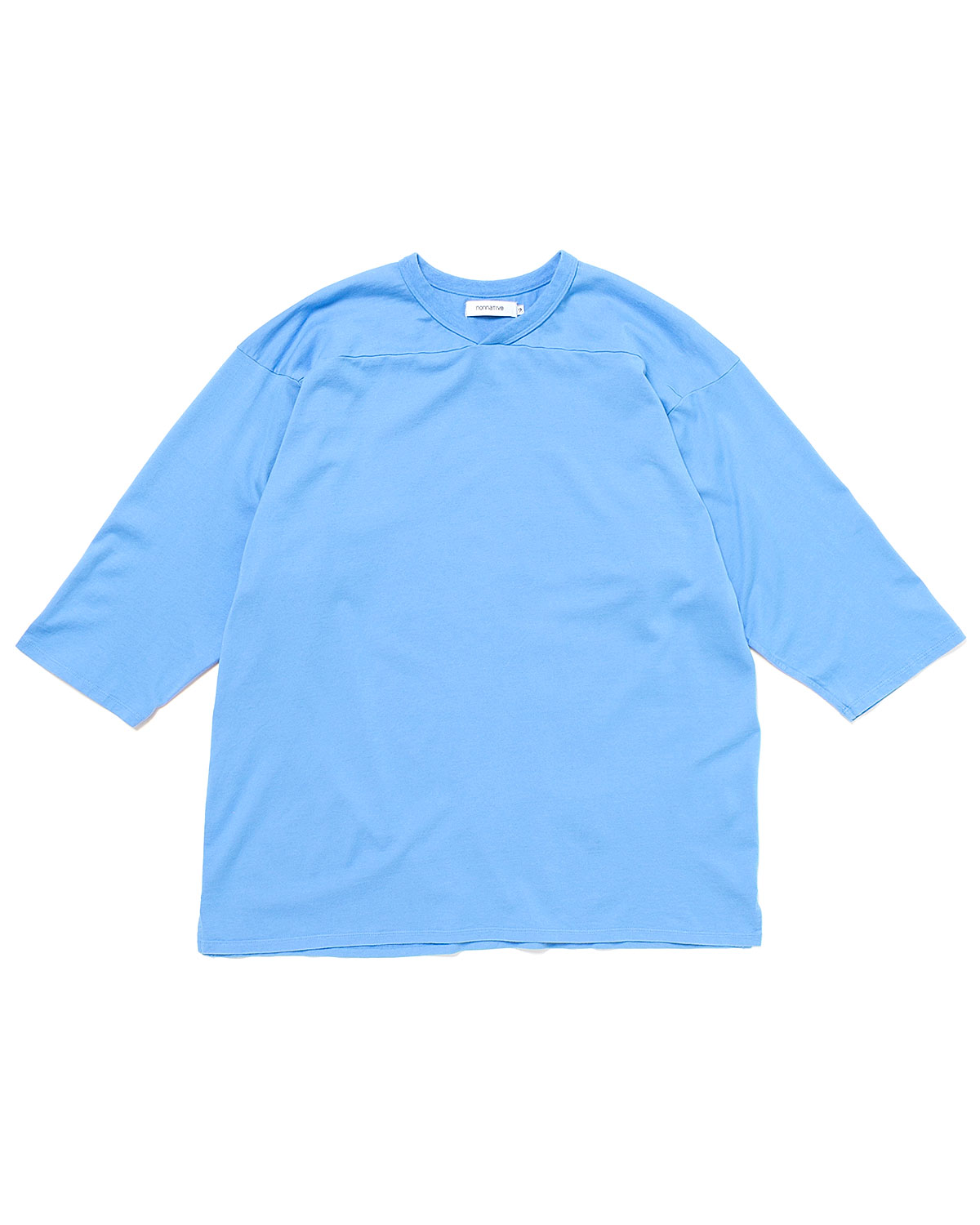 COACH Q/S V-NECK TEE COTTON JERSEY OVERDYED | nonnative | A