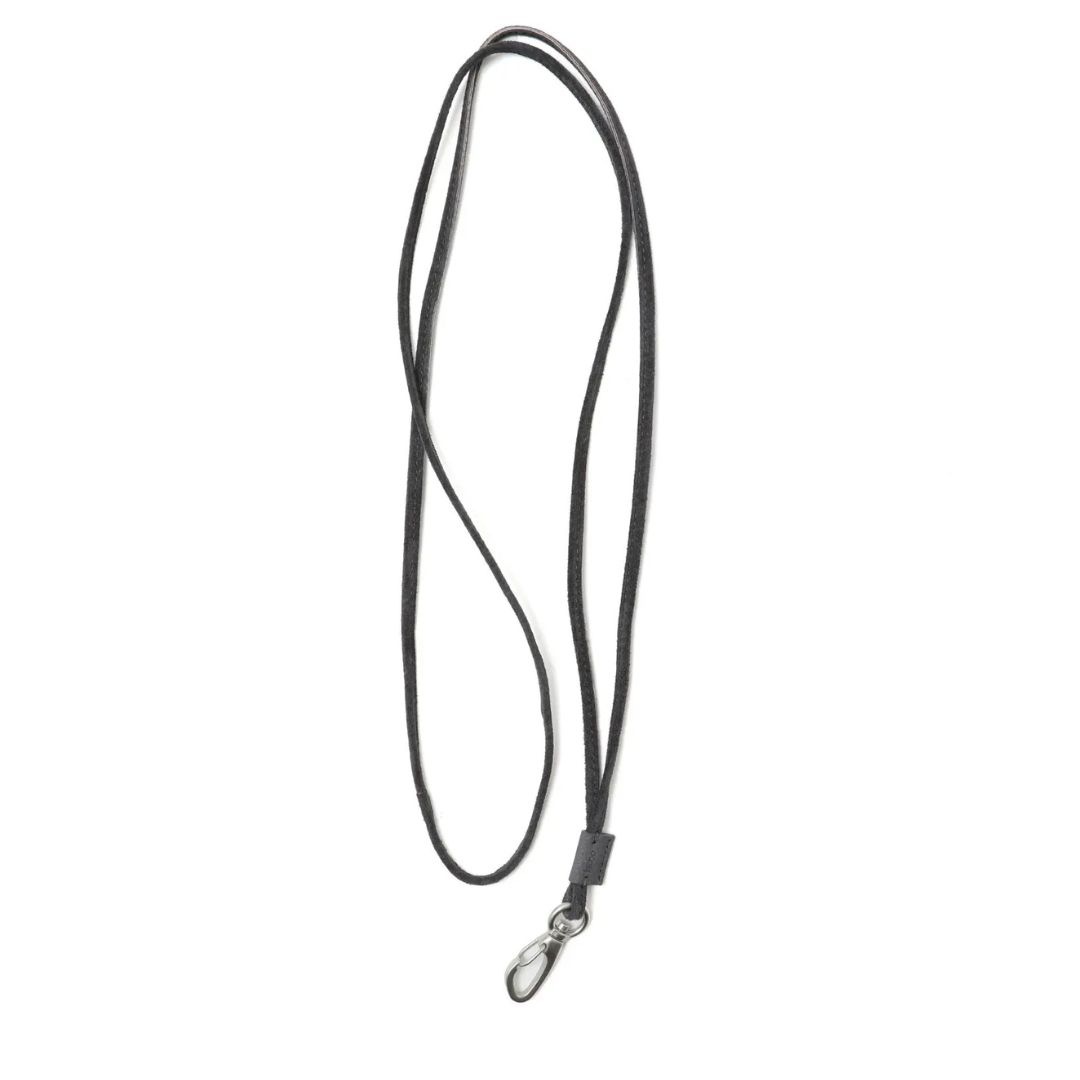 STRAP KEY RING LONG with PIG SUEDE