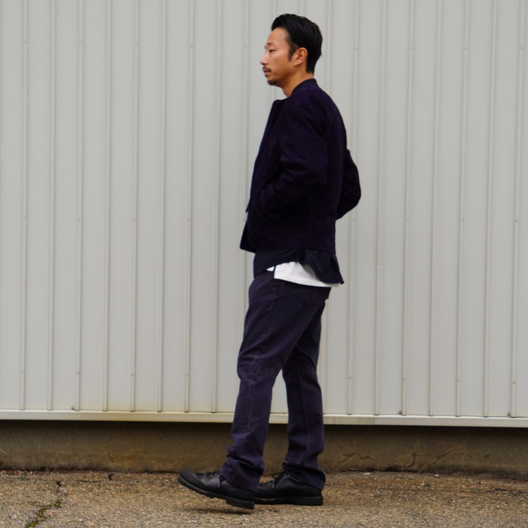 RIDER BLOUSON SHEEP NUBUCK LEATHER WITH WINDSTOPPER