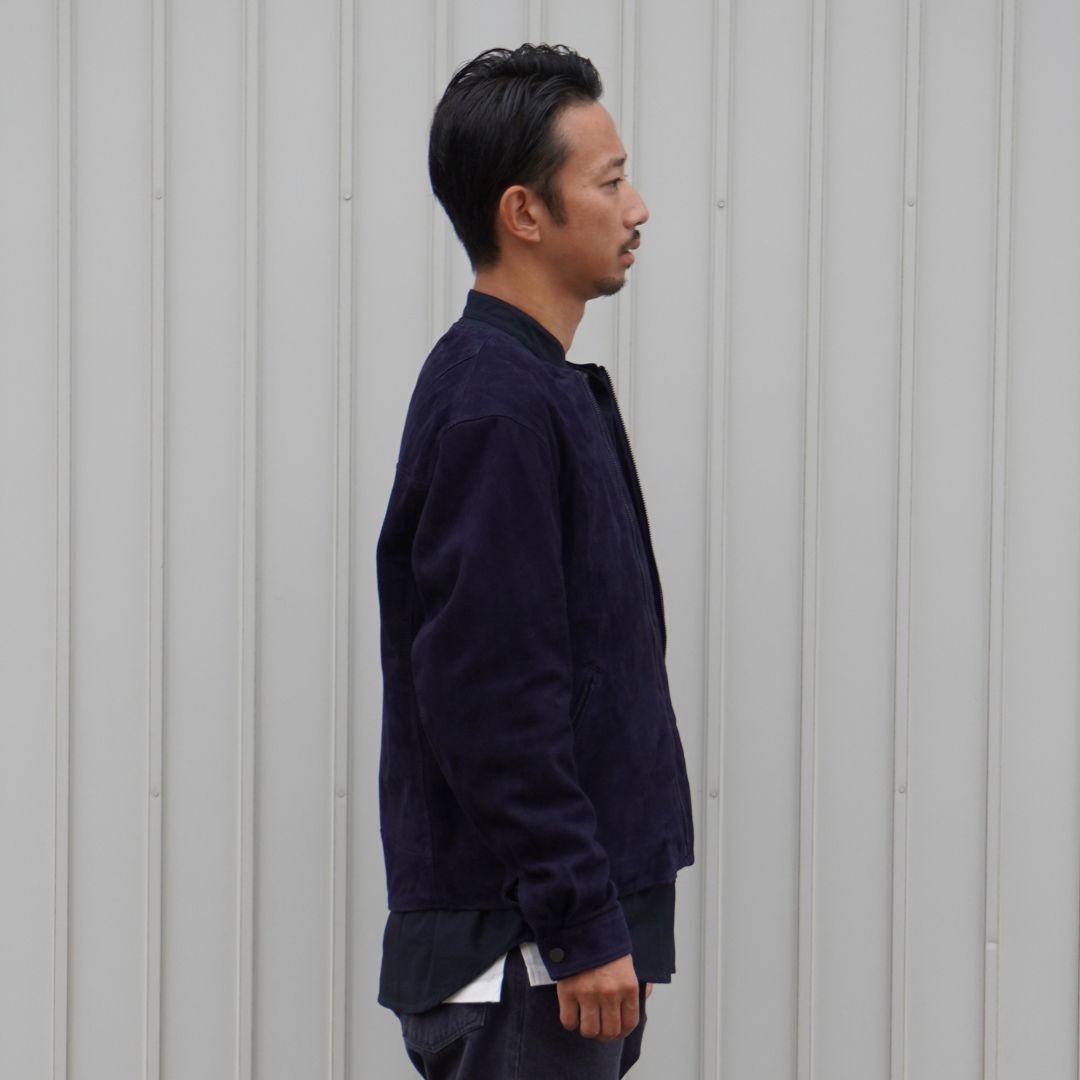 RIDER BLOUSON SHEEP NUBUCK LEATHER WITH WINDSTOPPER