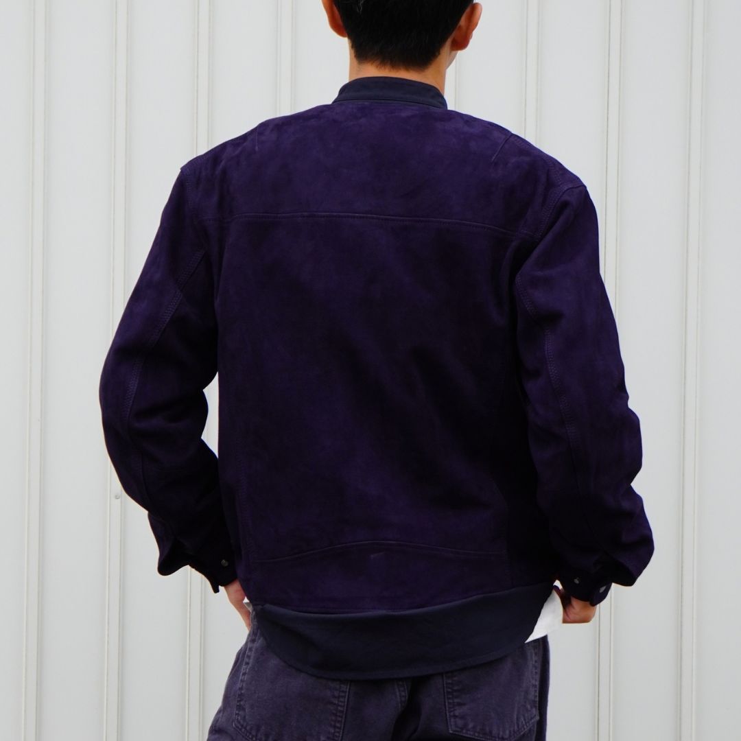 RIDER BLOUSON SHEEP NUBUCK LEATHER WITH WINDSTOPPER