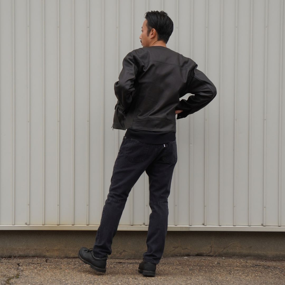 RIDER BLOUSON SHEEP LEATHER WITH WINDSTOPPER