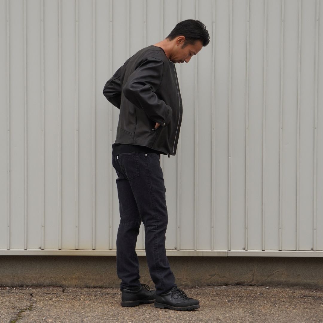 RIDER BLOUSON SHEEP LEATHER WITH WINDSTOPPER