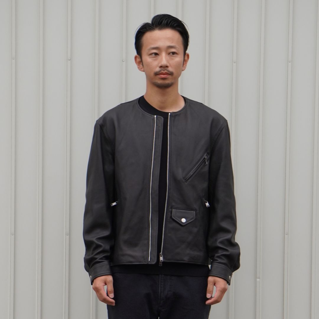 RIDER BLOUSON SHEEP LEATHER WITH WINDSTOPPER