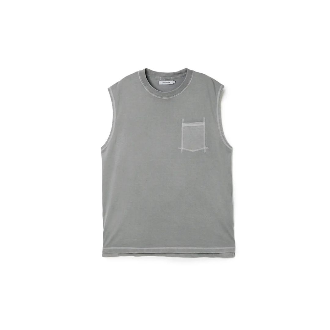 nonnative DWELLER N/S TEE PIGMENT DYE 灰 DWELLER N/S TEE COTTON JERSEY PIGMENT DYE | nonnative | A(e)_STORE
