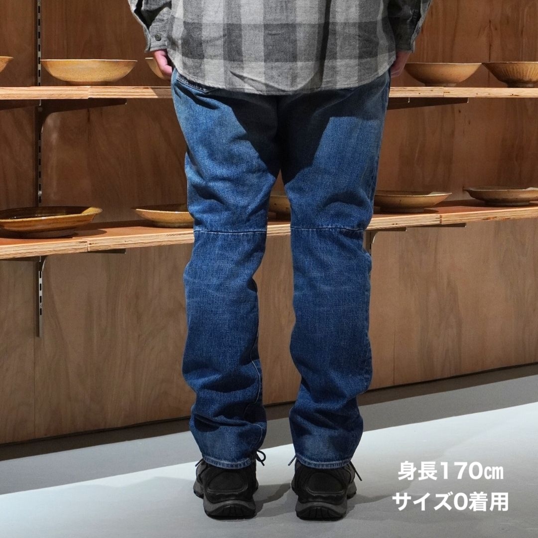 DWELLER 5P JEANS TP COTTON 13.5oz SELVEDGE DENIM VW LIGHT