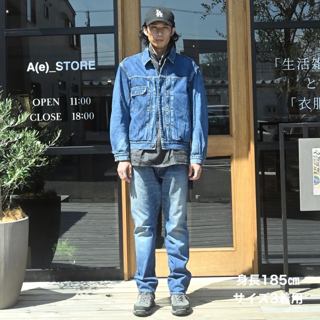 DWELLER 5P JEANS TP COTTON 13.5oz SELVEDGE DENIM VW LIGHT