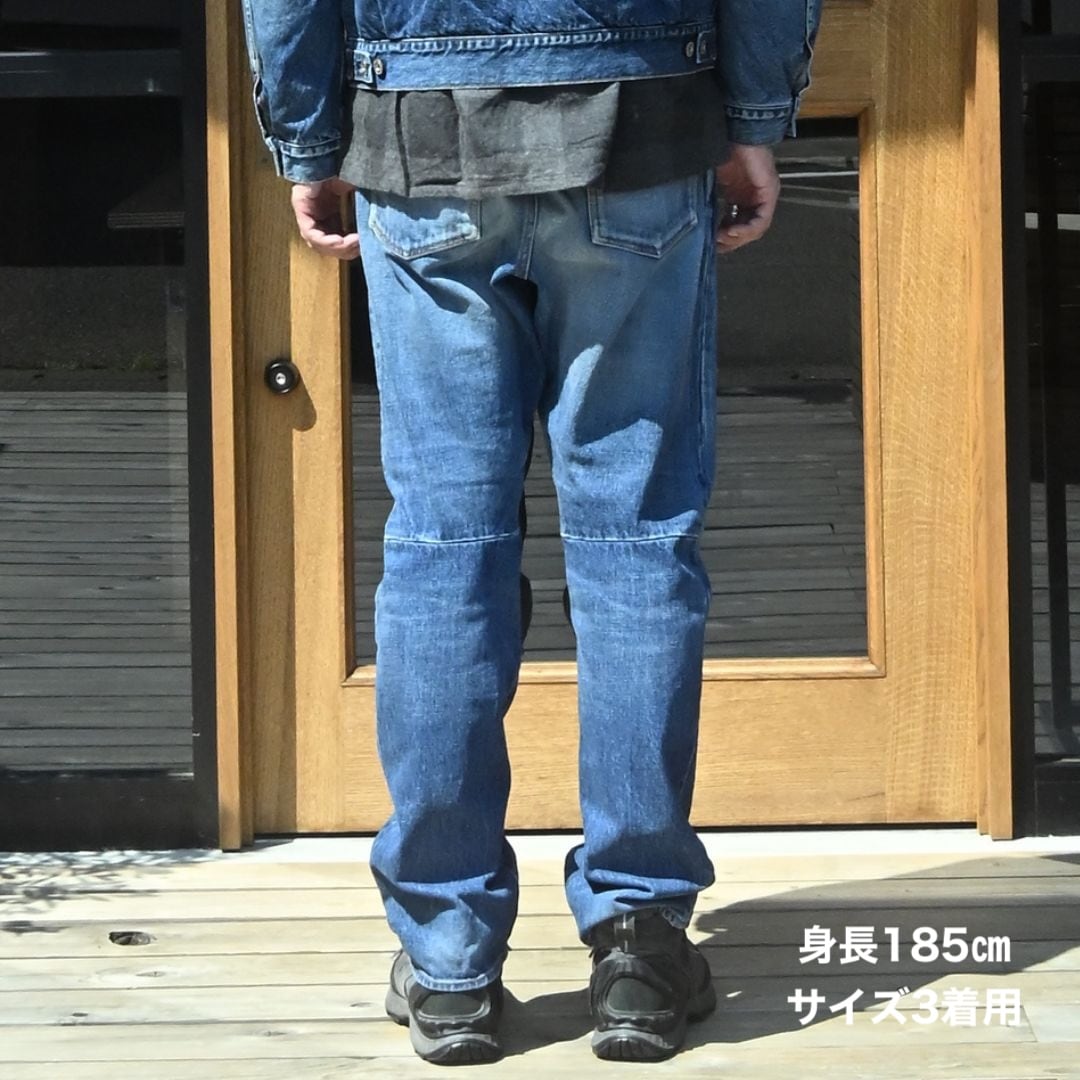 DWELLER 5P JEANS TP COTTON 13.5oz SELVEDGE DENIM VW LIGHT