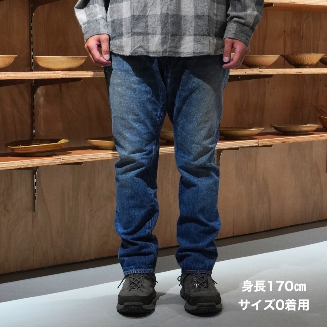 DWELLER 5P JEANS TP COTTON 13.5oz SELVEDGE DENIM VW LIGHT