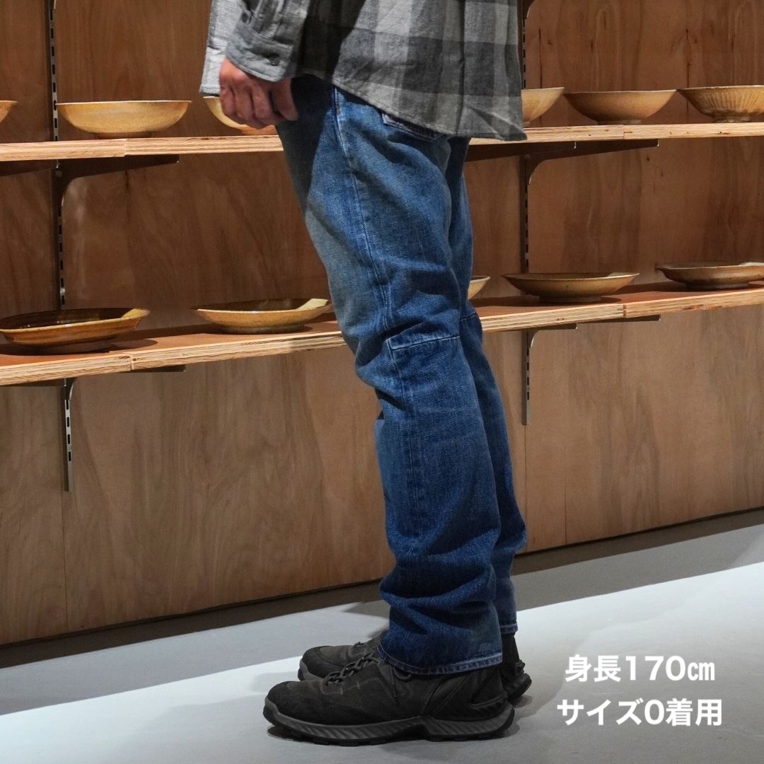 DWELLER 5P JEANS TP COTTON 13.5oz SELVEDGE DENIM VW LIGHT