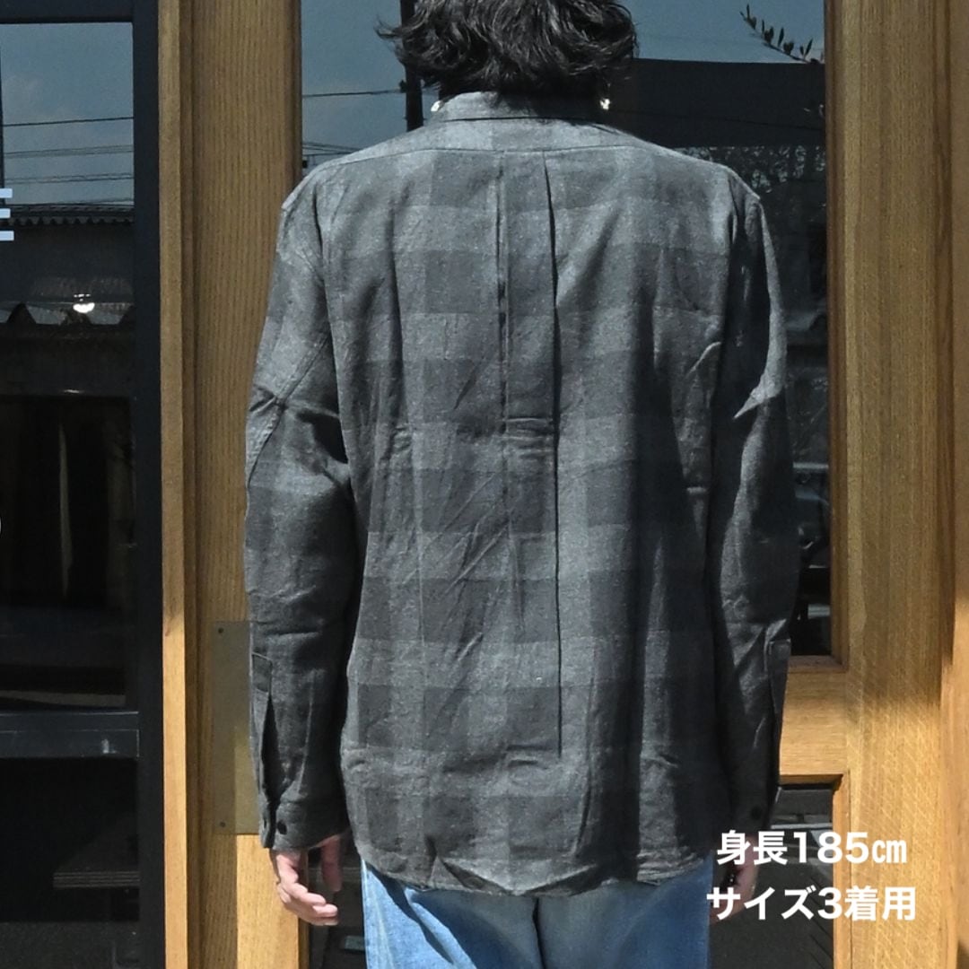 STRANGER SHIRT C/W FLANNEL BLOCK CHECK