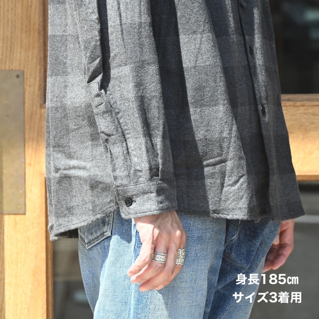 STRANGER SHIRT C/W FLANNEL BLOCK CHECK