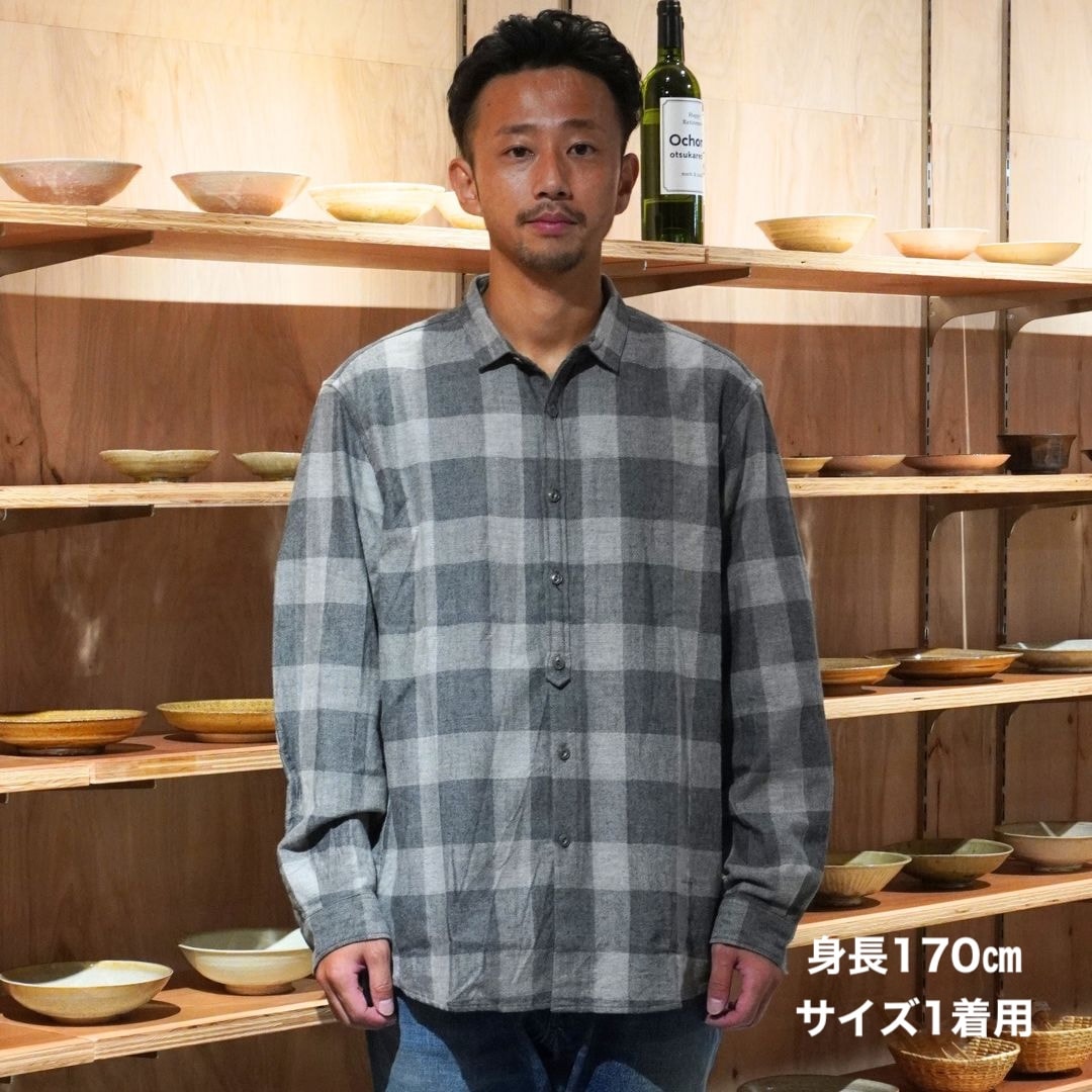 STRANGER SHIRT C/W FLANNEL BLOCK CHECK