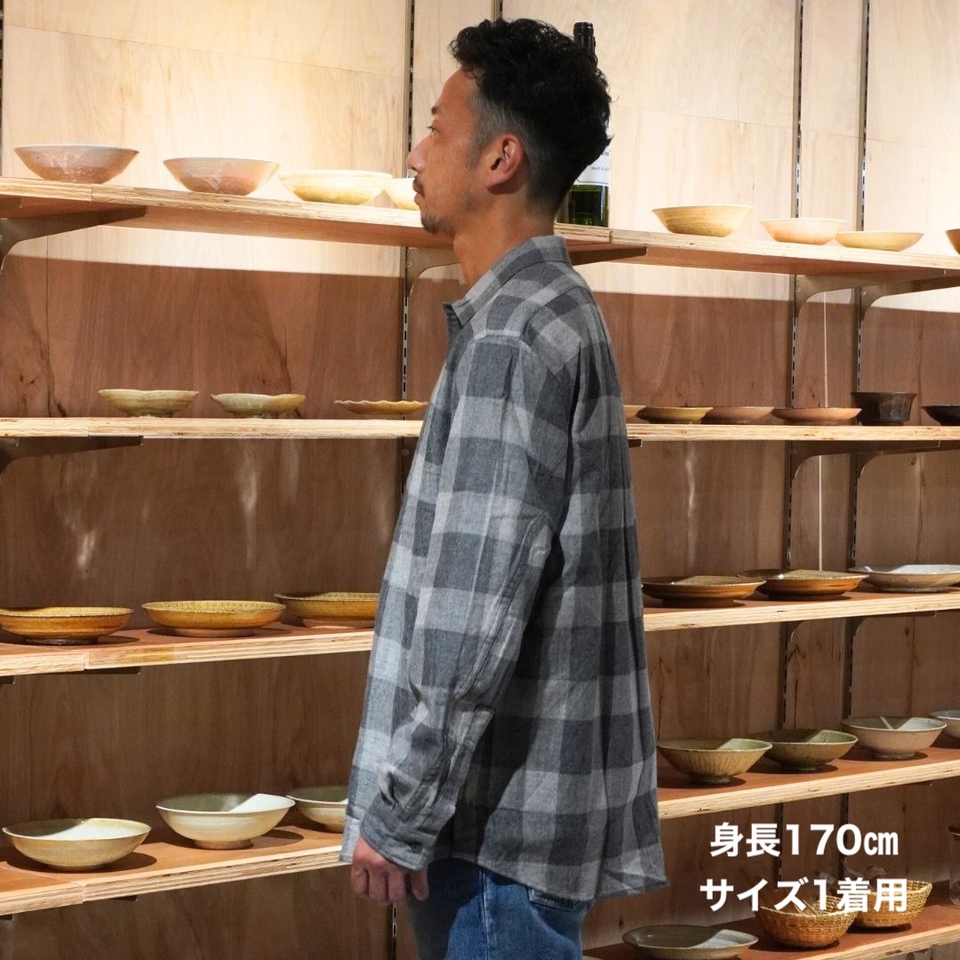 STRANGER SHIRT C/W FLANNEL BLOCK CHECK