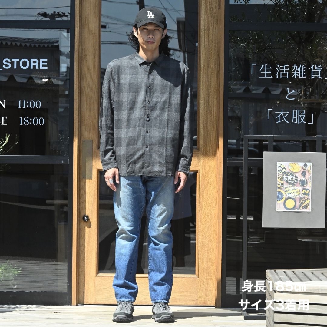 STRANGER SHIRT C/W FLANNEL BLOCK CHECK