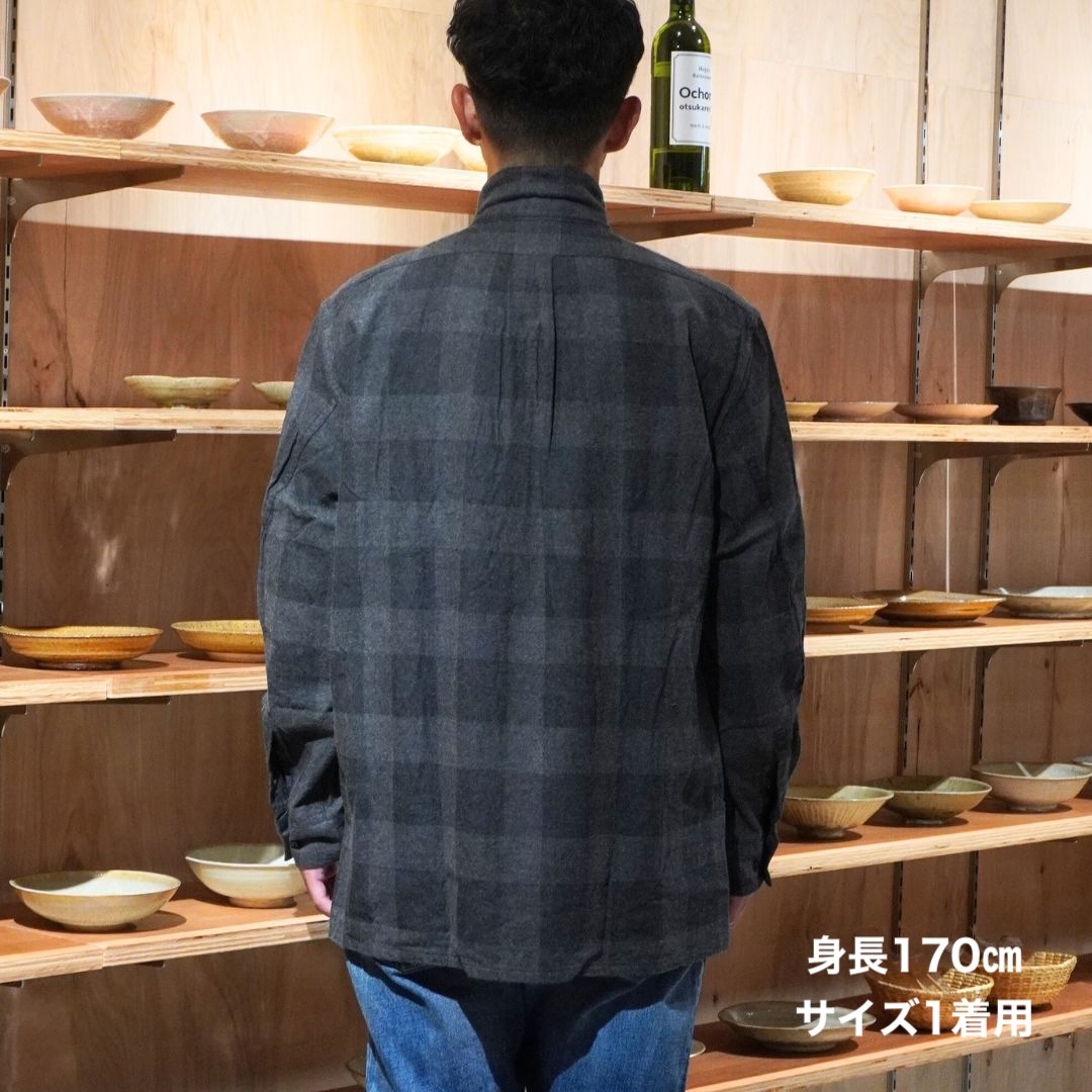 MARINER PULLOVER SHIRT JACKET C/W FLANNEL BLOCK CHECK