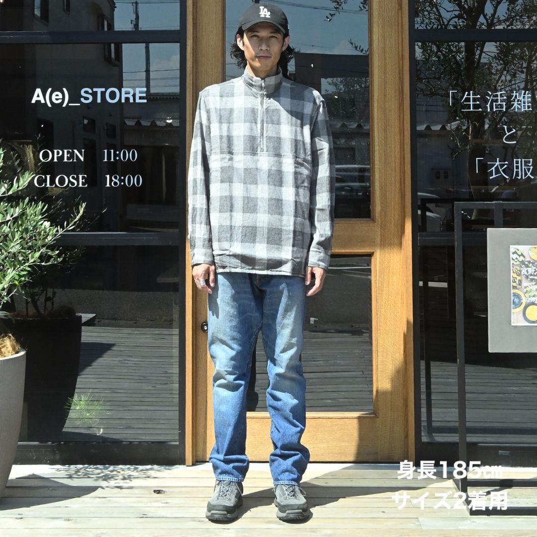 MARINER PULLOVER SHIRT JACKET C/W FLANNEL BLOCK CHECK