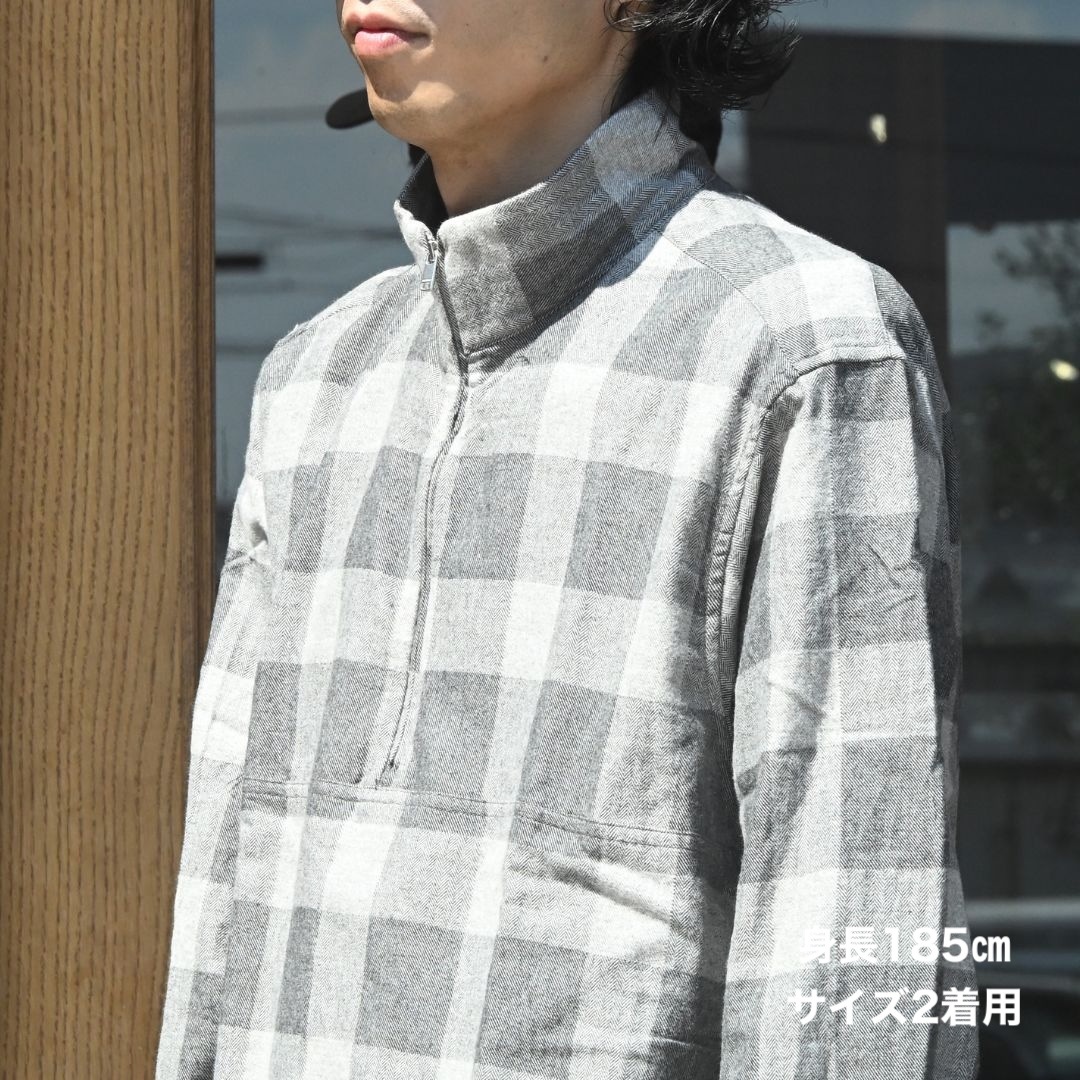 MARINER PULLOVER SHIRT JACKET C/W FLANNEL BLOCK CHECK