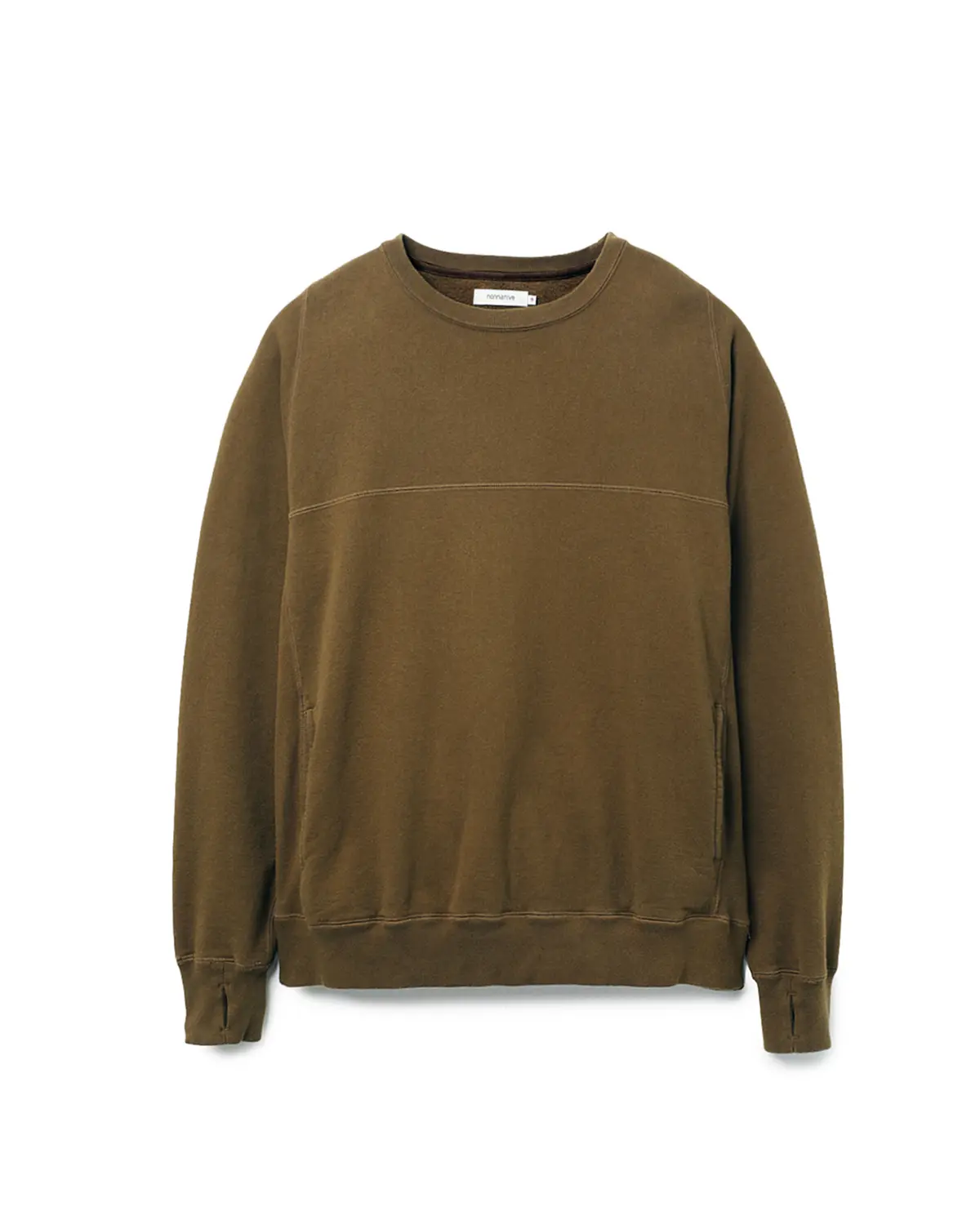 nonnative DWELLER CREW PULLOVER ポーラテック 茶 DWELLER CREW PULLOVER COTTON SWEAT | nonnative | A(e)_STORE