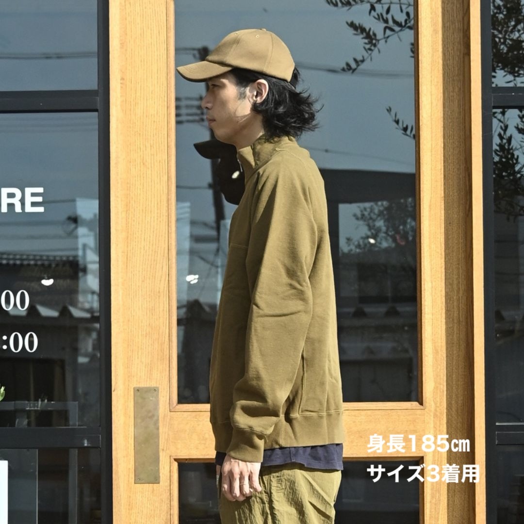 MARINER HALF ZIP PULLOVER COTTON SWEAT