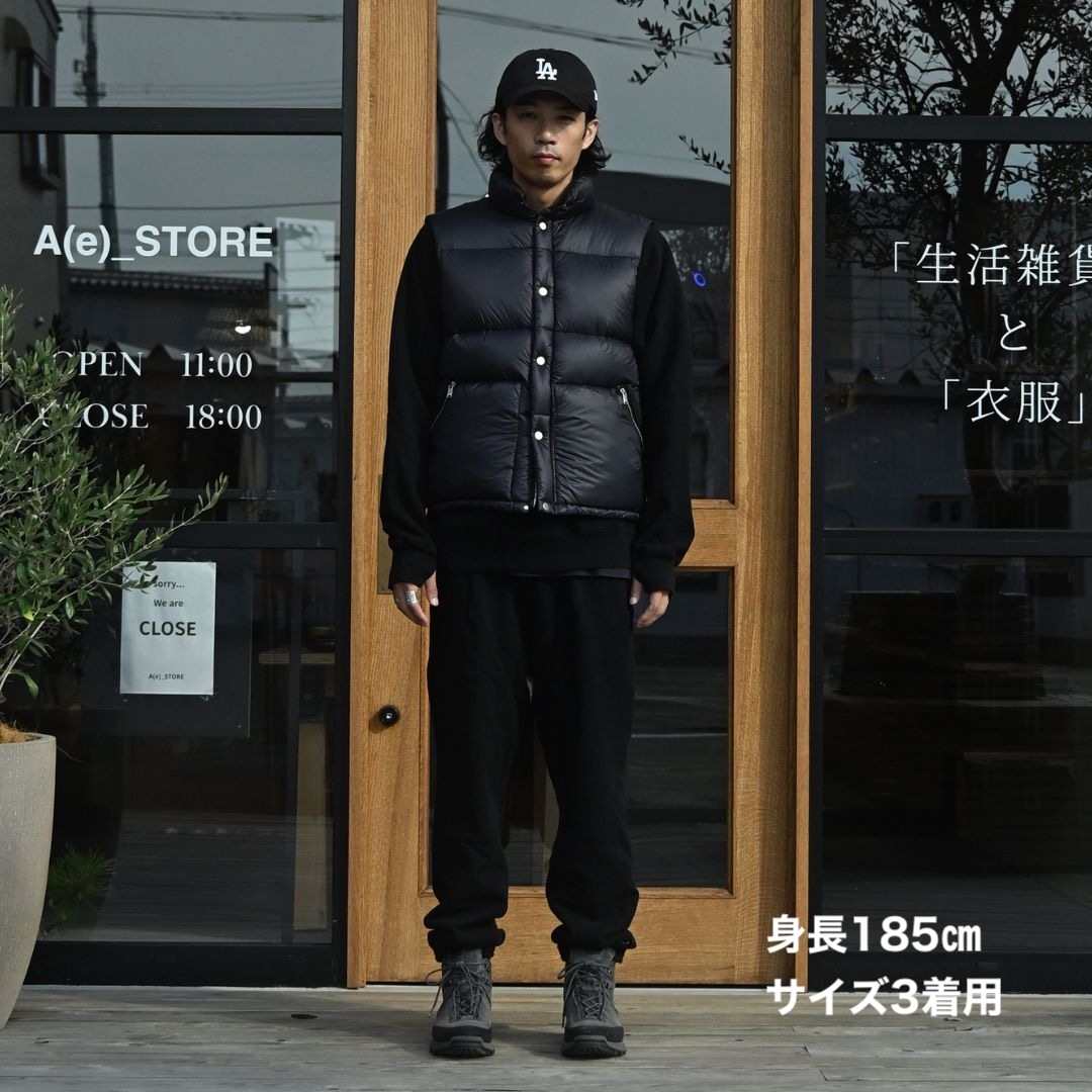 NONNATIVE - EXPLORER DOWN VEST エクスプローラー EXPLORER DOWN VEST COTTON CORD SULFUR DYE WITH WINDSTOPPER
