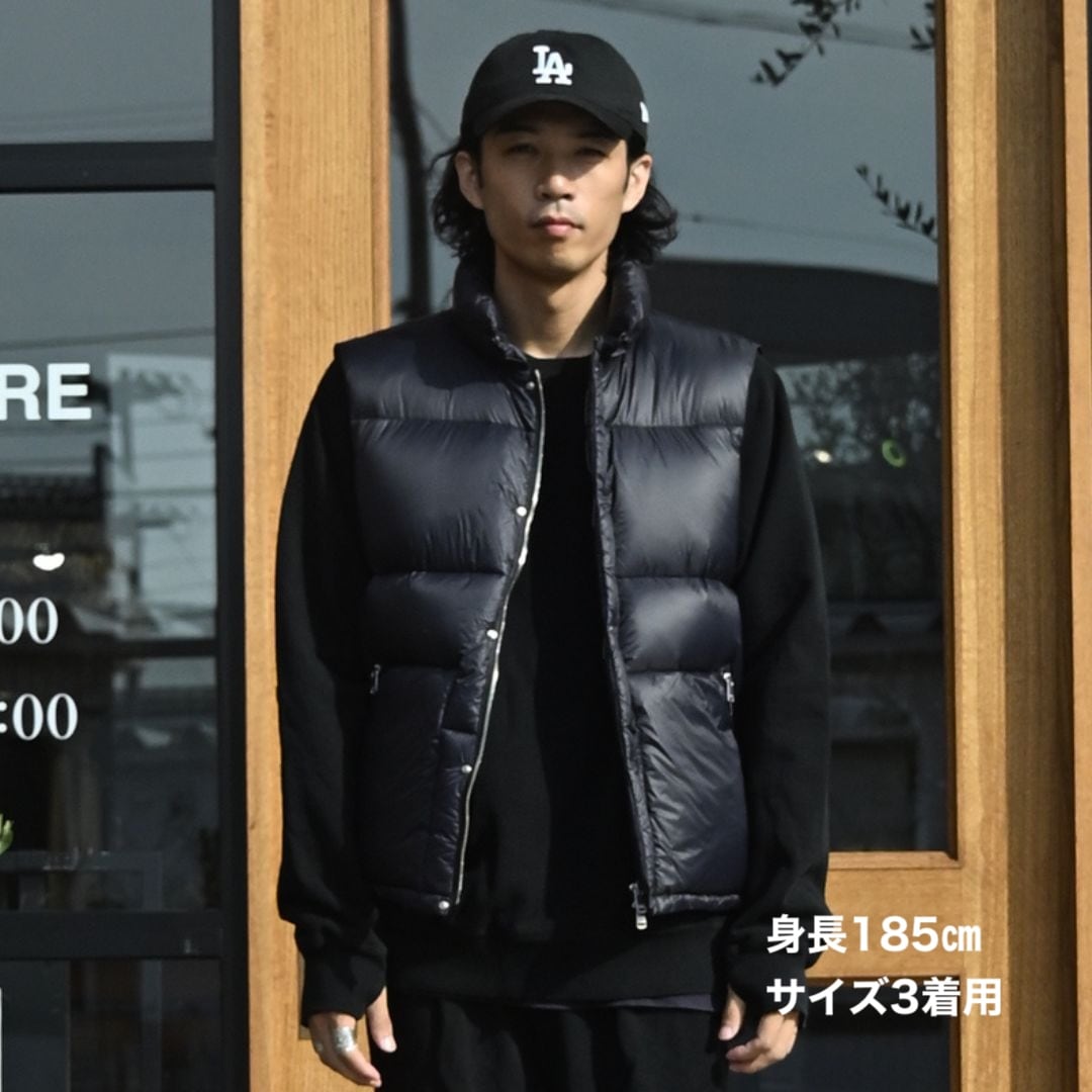 NONNATIVE - EXPLORER DOWN VEST エクスプローラー EXPLORER DOWN VEST COTTON CORD SULFUR DYE WITH WINDSTOPPER