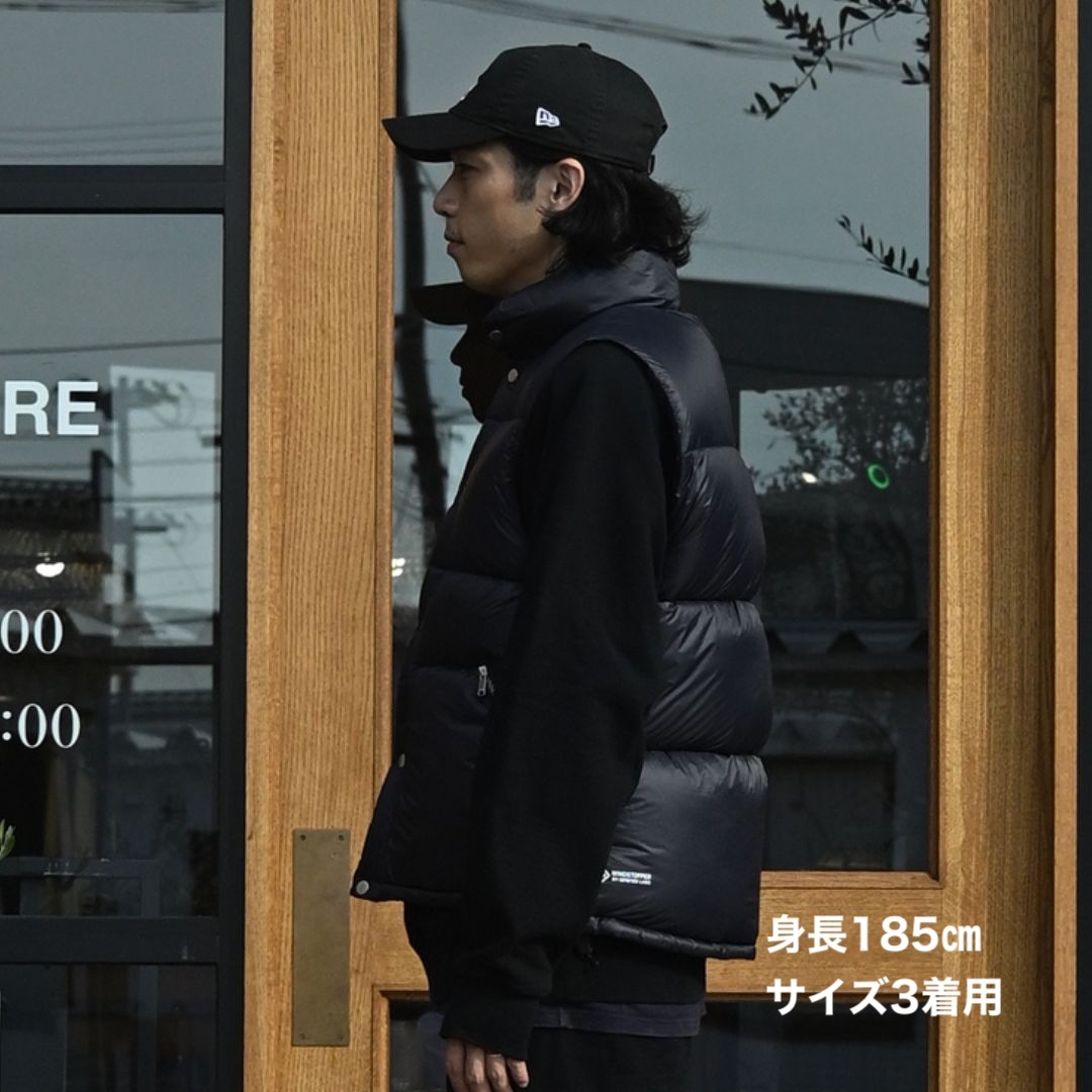 EXPLORER DOWN VEST NYLON MINI RIPSTOP WITH WINDSTOPPER | nonnative