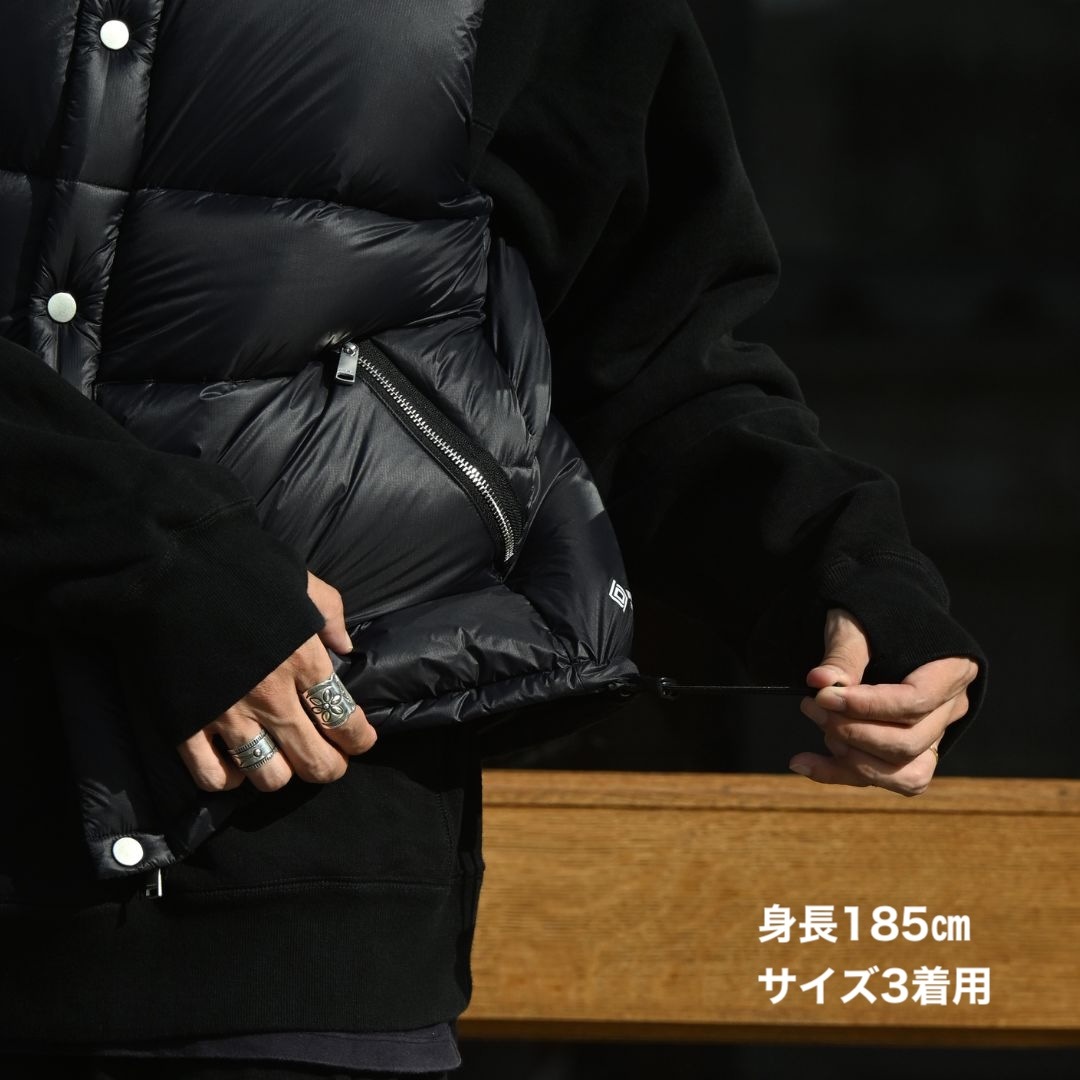 EXPLORER DOWN VEST NYLON MINI RIPSTOP WITH WINDSTOPPER | nonnative