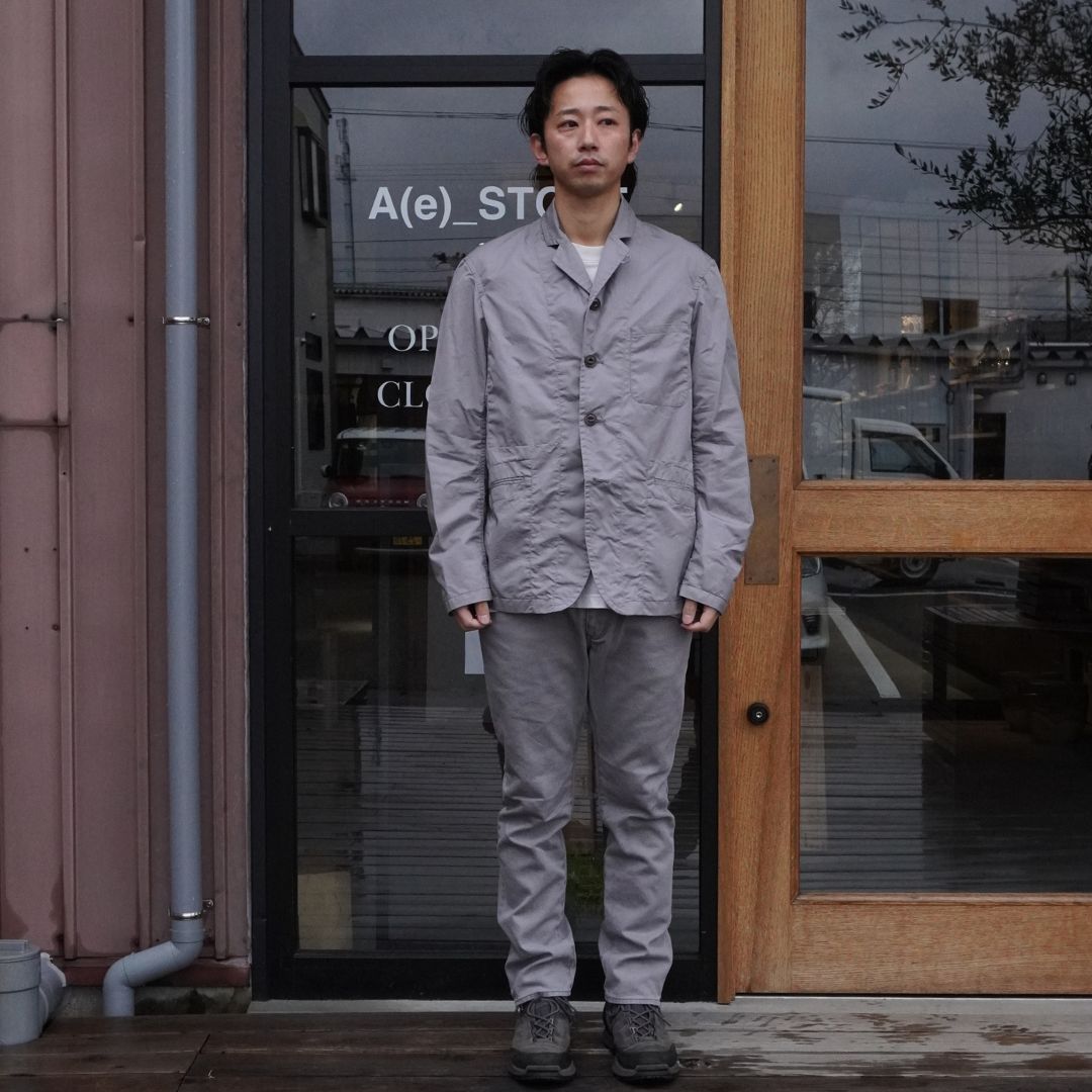 OFFICER 5B JACKET C/N GABARDINE PIGMENT DYE