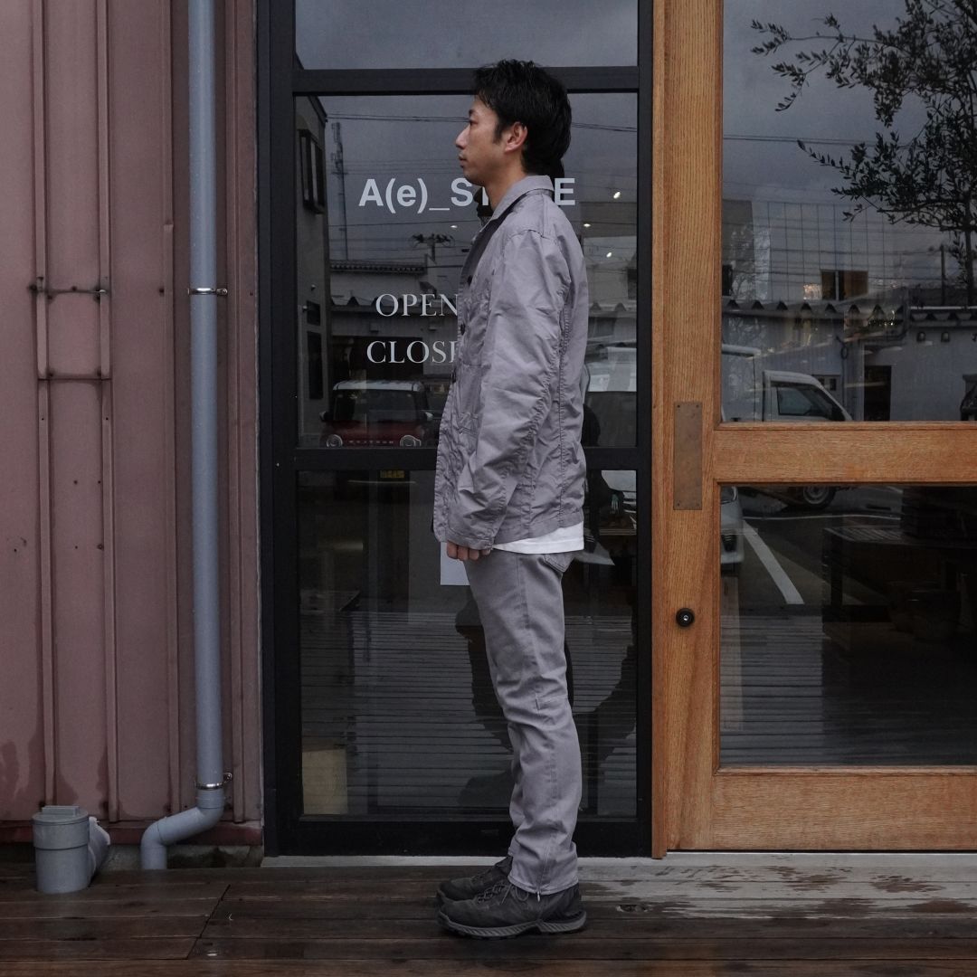 OFFICER 5B JACKET C/N GABARDINE PIGMENT DYE