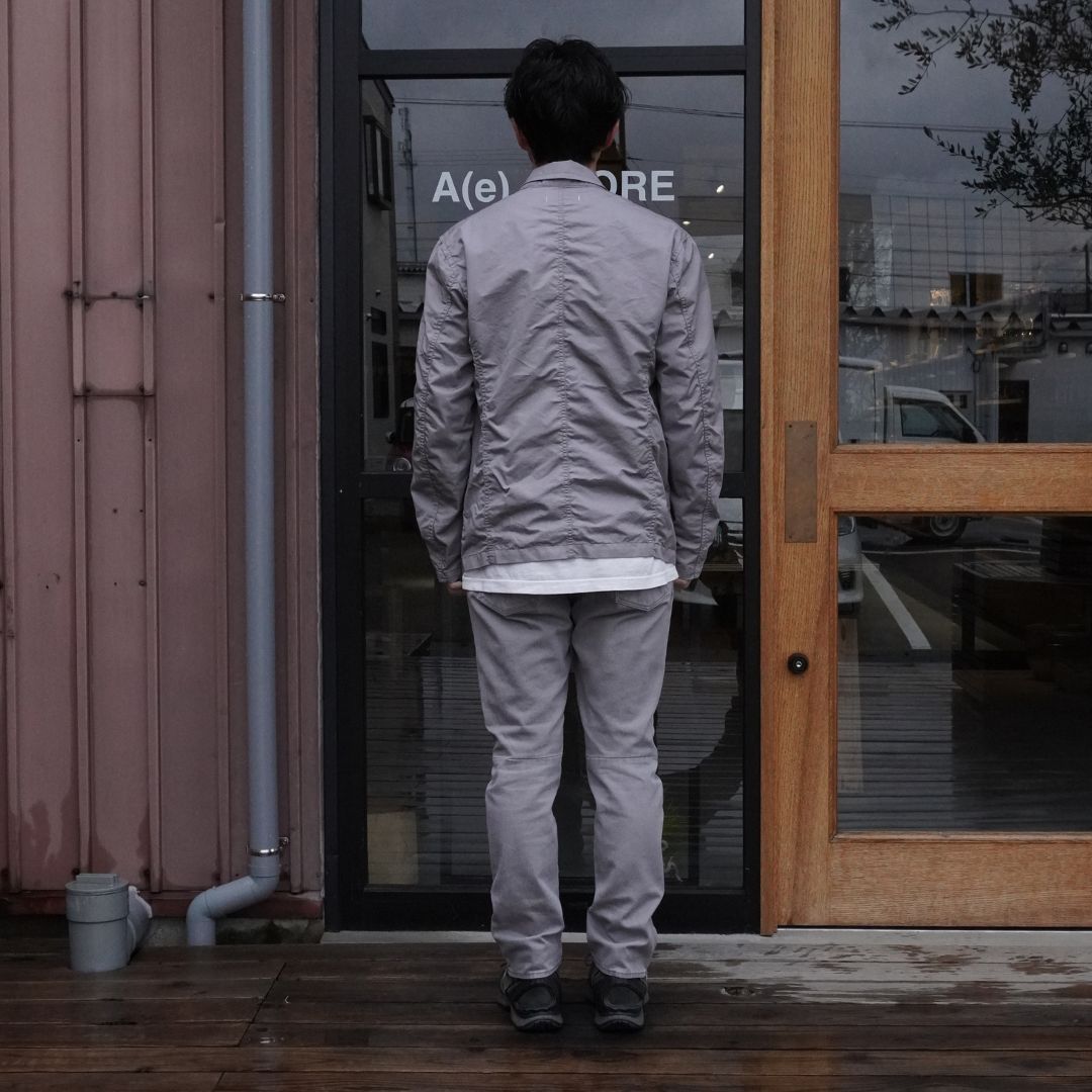 OFFICER 5B JACKET C/N GABARDINE PIGMENT DYE