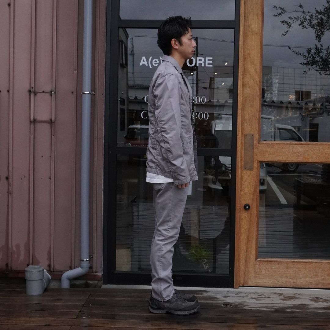 OFFICER 5B JACKET C/N GABARDINE PIGMENT DYE