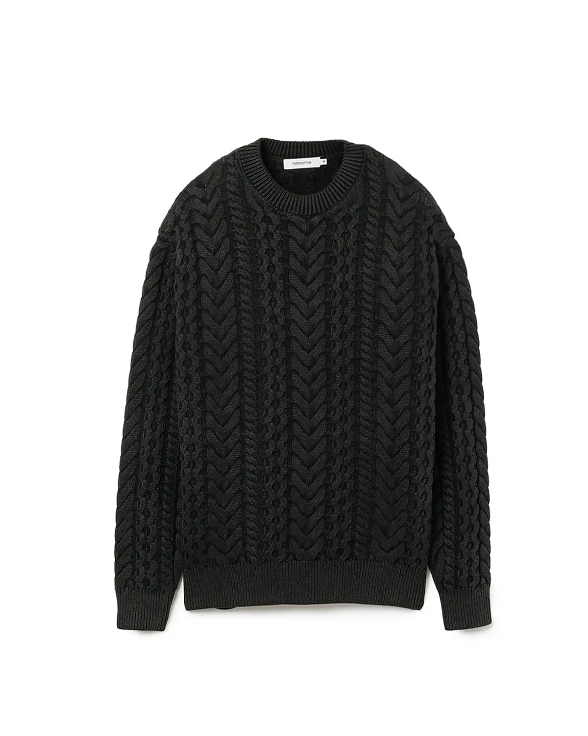MARINER PULLOVER ARAN SWEATER COTTON YARN | nonnative | A(e)_STORE